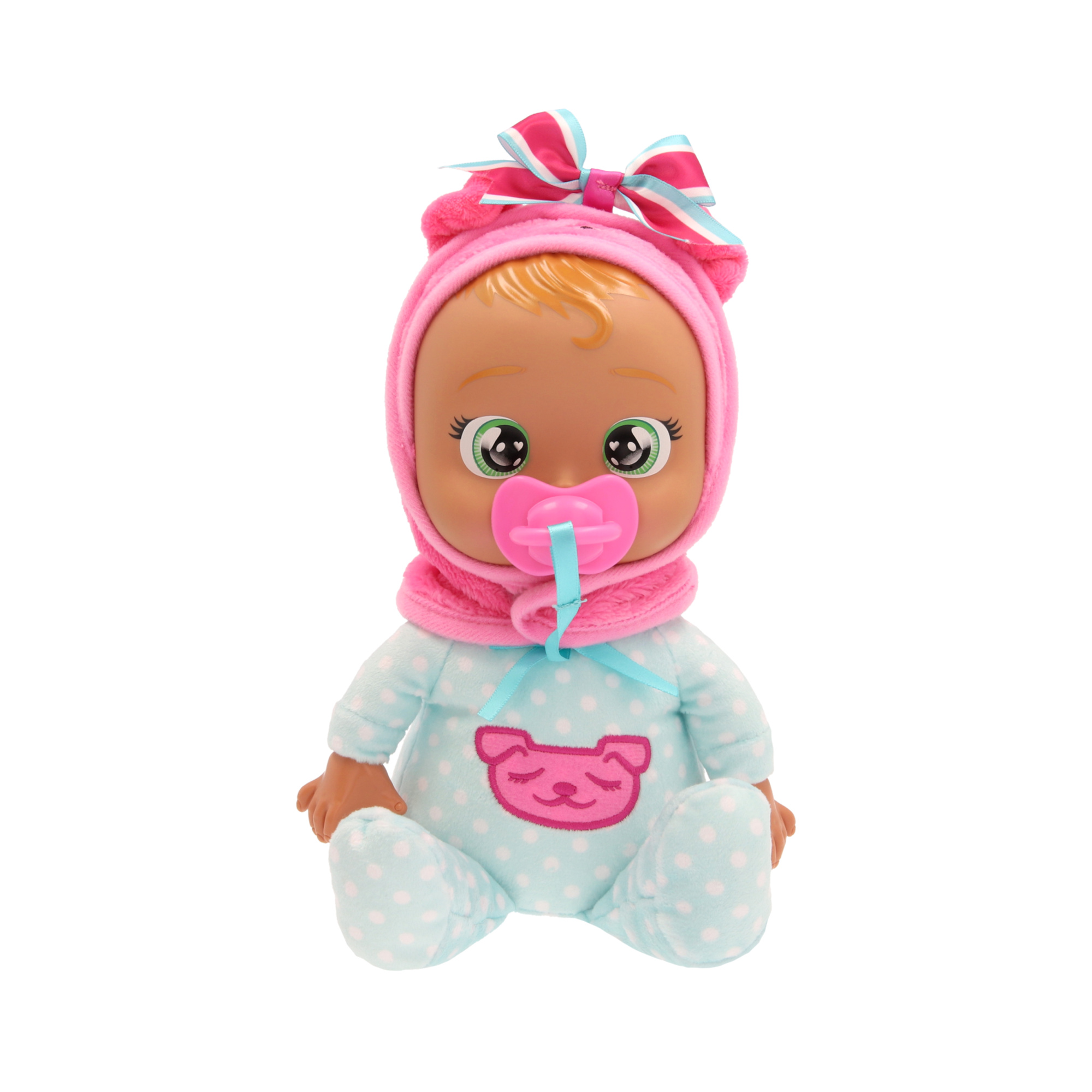 Cry babies tiny cuddles newborn - bambola peluche da collezionare, 6 modelli diversi - assortito - CRY BABIES