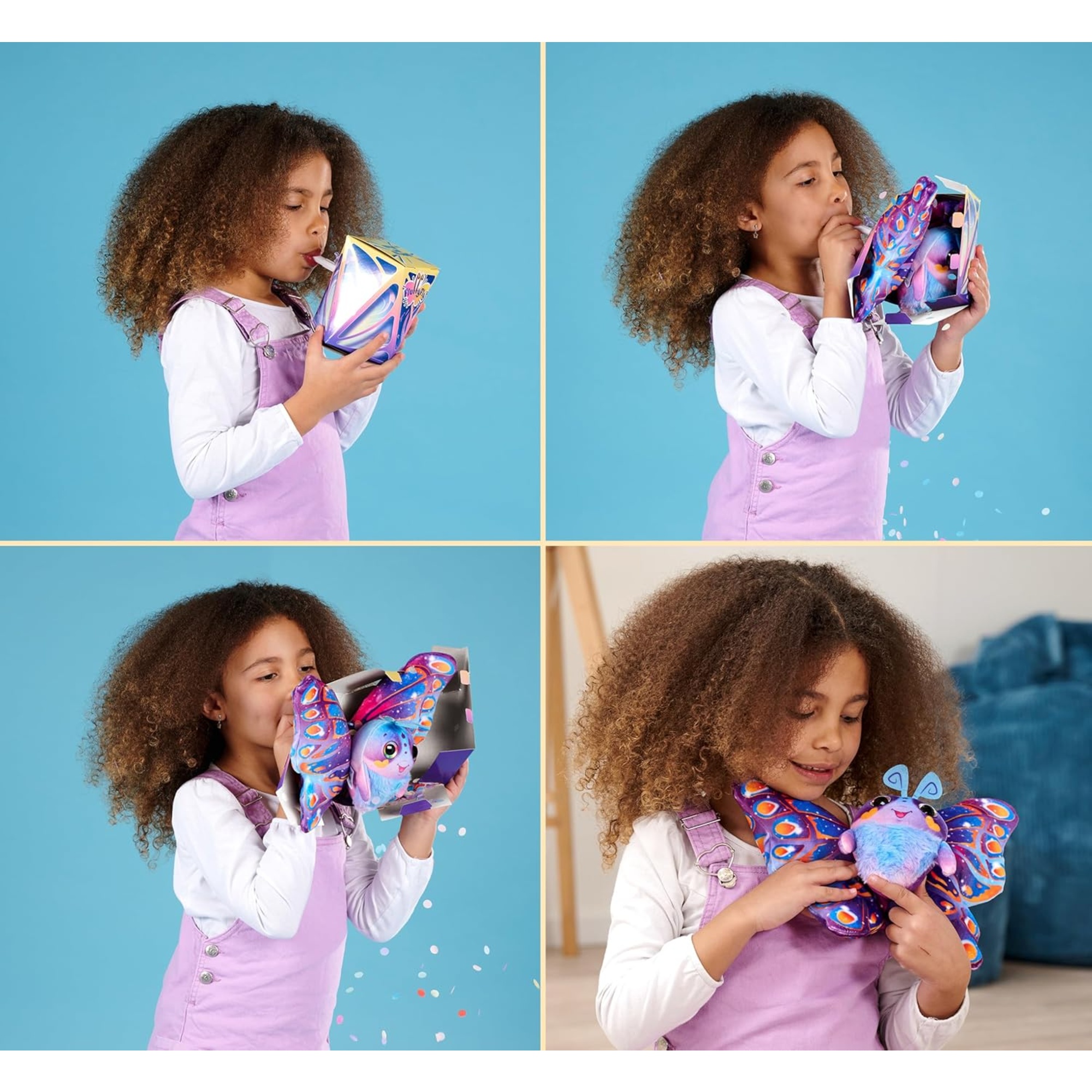 Simba fluffyfly – peluche magico 12 cm con ali 30 cm, assortita in 4 modelli - FLUFFY FLY