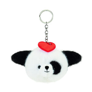 Portachiavi cane con cuore rosso - Trudi