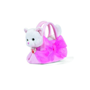 Peluche gatto in borsa con fiocco - Trudi