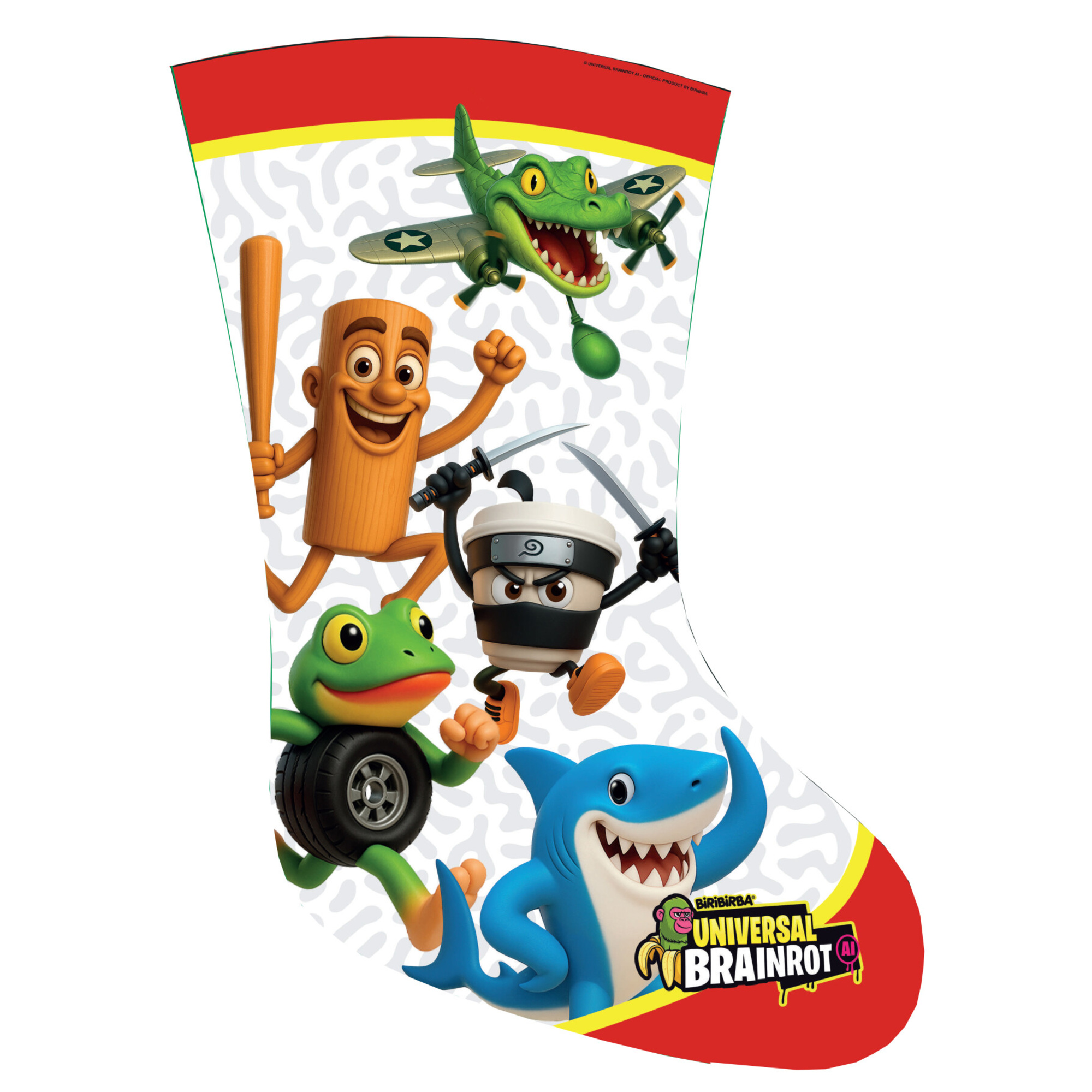 La calza delle sorprese dei personaggi della universal brainrot - BRAINROT