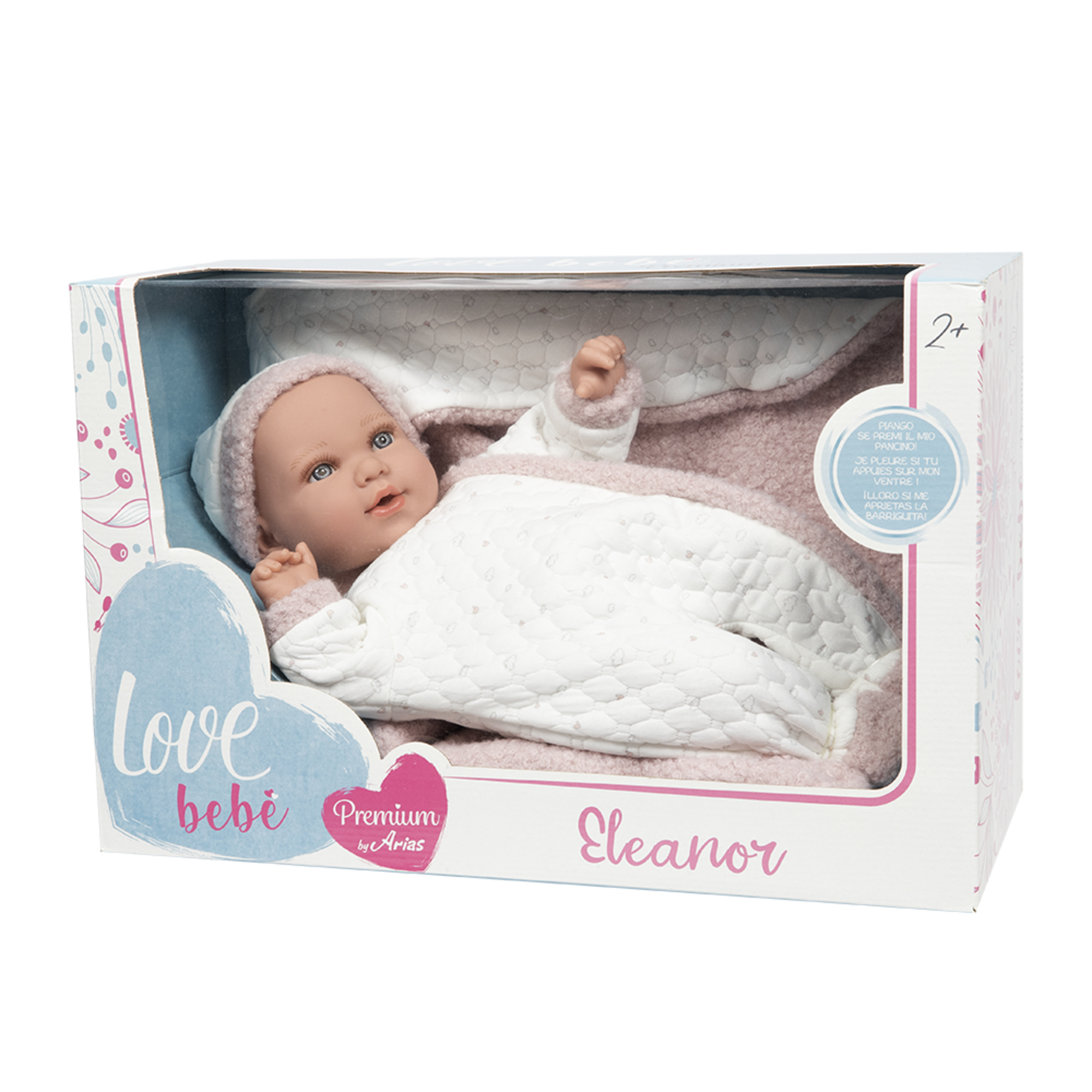 Bambola eleanor 45 cm - LOVE BEBÈ