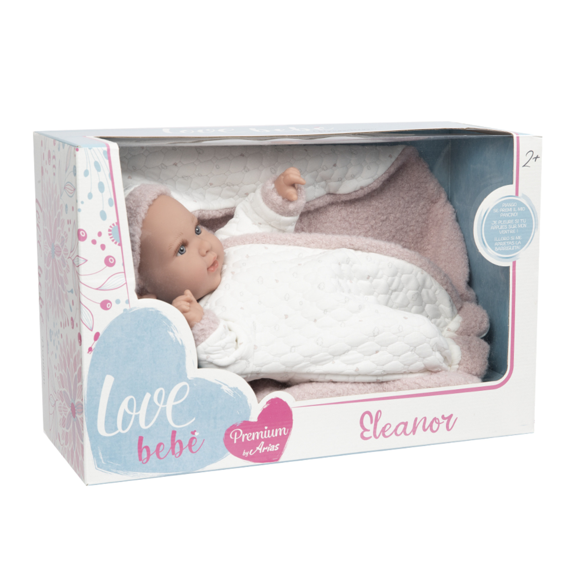 Bambola eleanor 45 cm - LOVE BEBÈ
