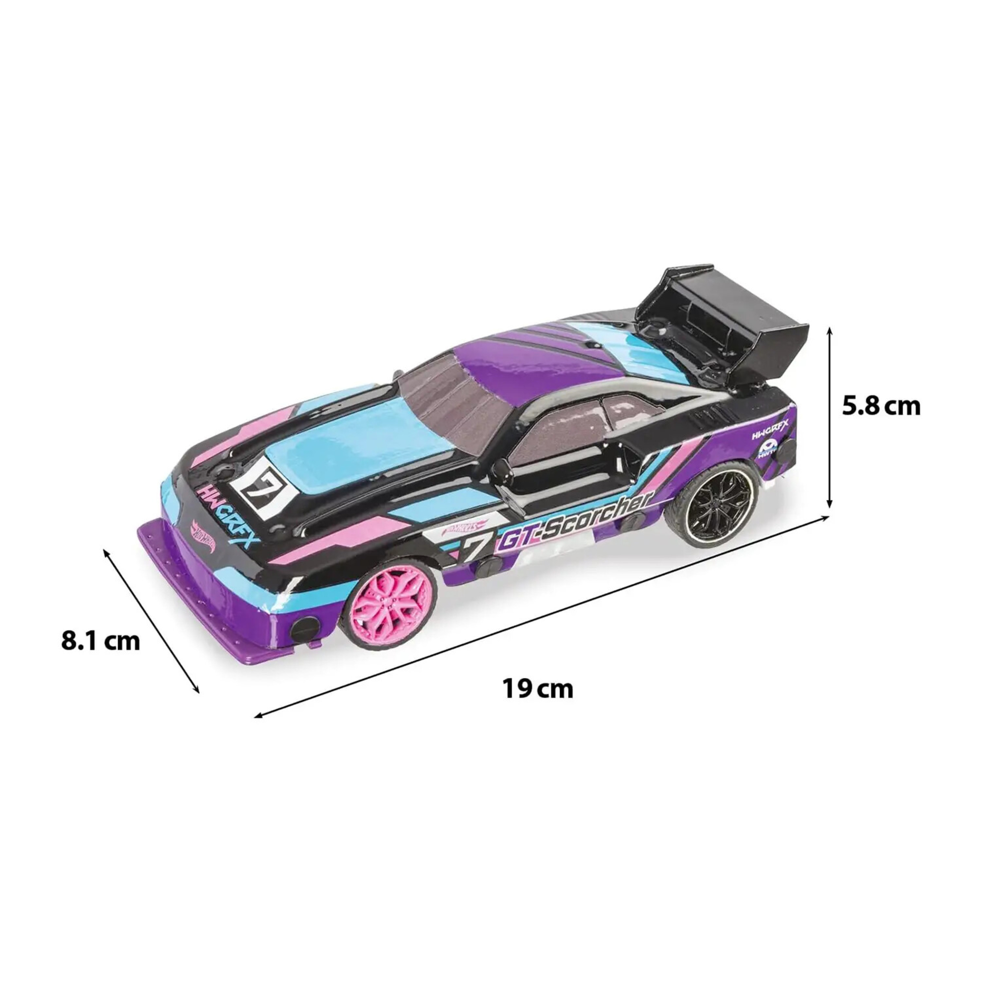 Auto radiocomandata hot wheels gt- scorcher scala 1:24 - Hot Wheels