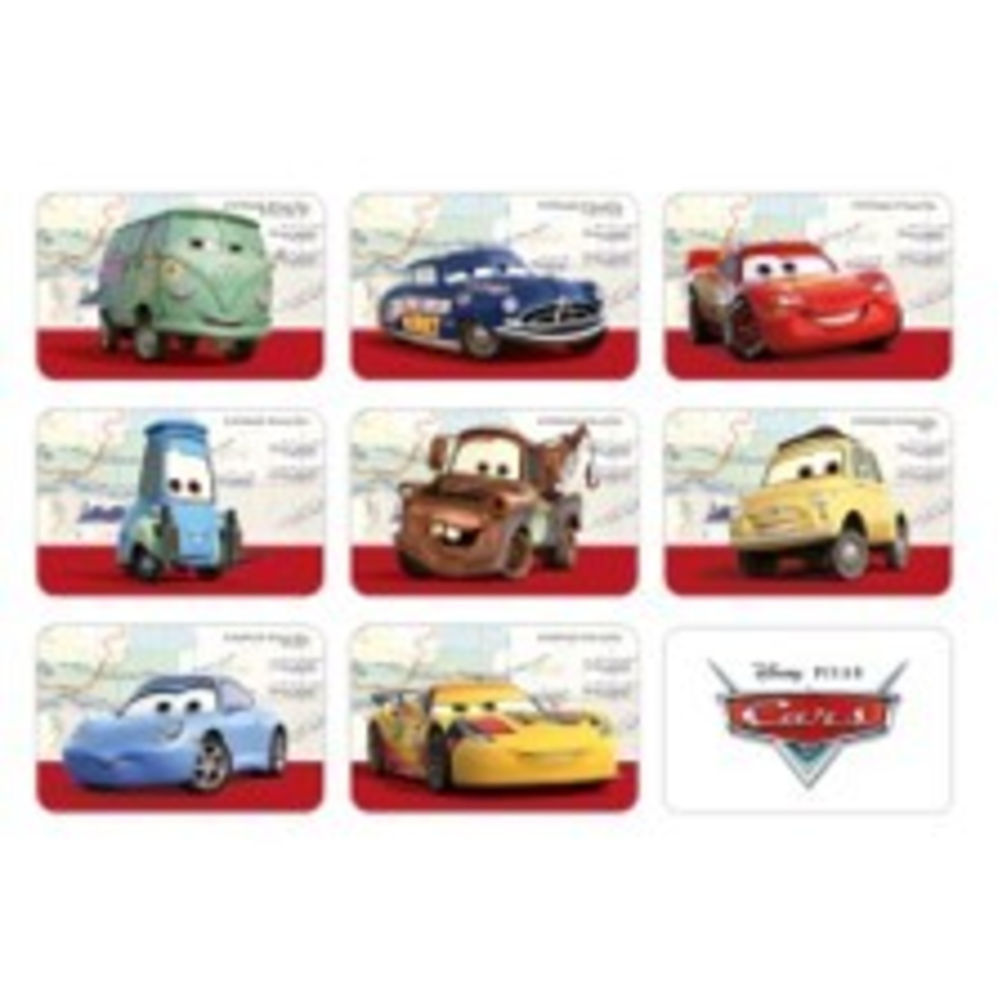 Mattel disney pixar cars - calza della befana 2026, con un veicolo cars, una pista puzzle e accessori e gadgets inclusi - Cars, Disney