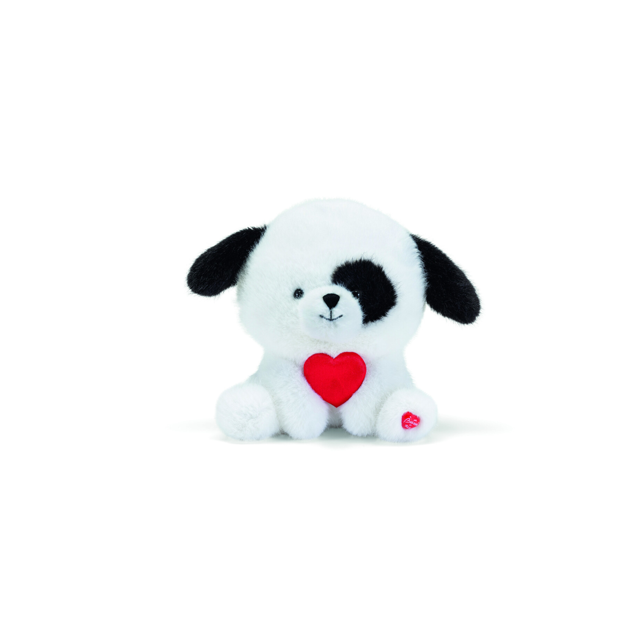 Peluche cane con cuore rosso - Trudi