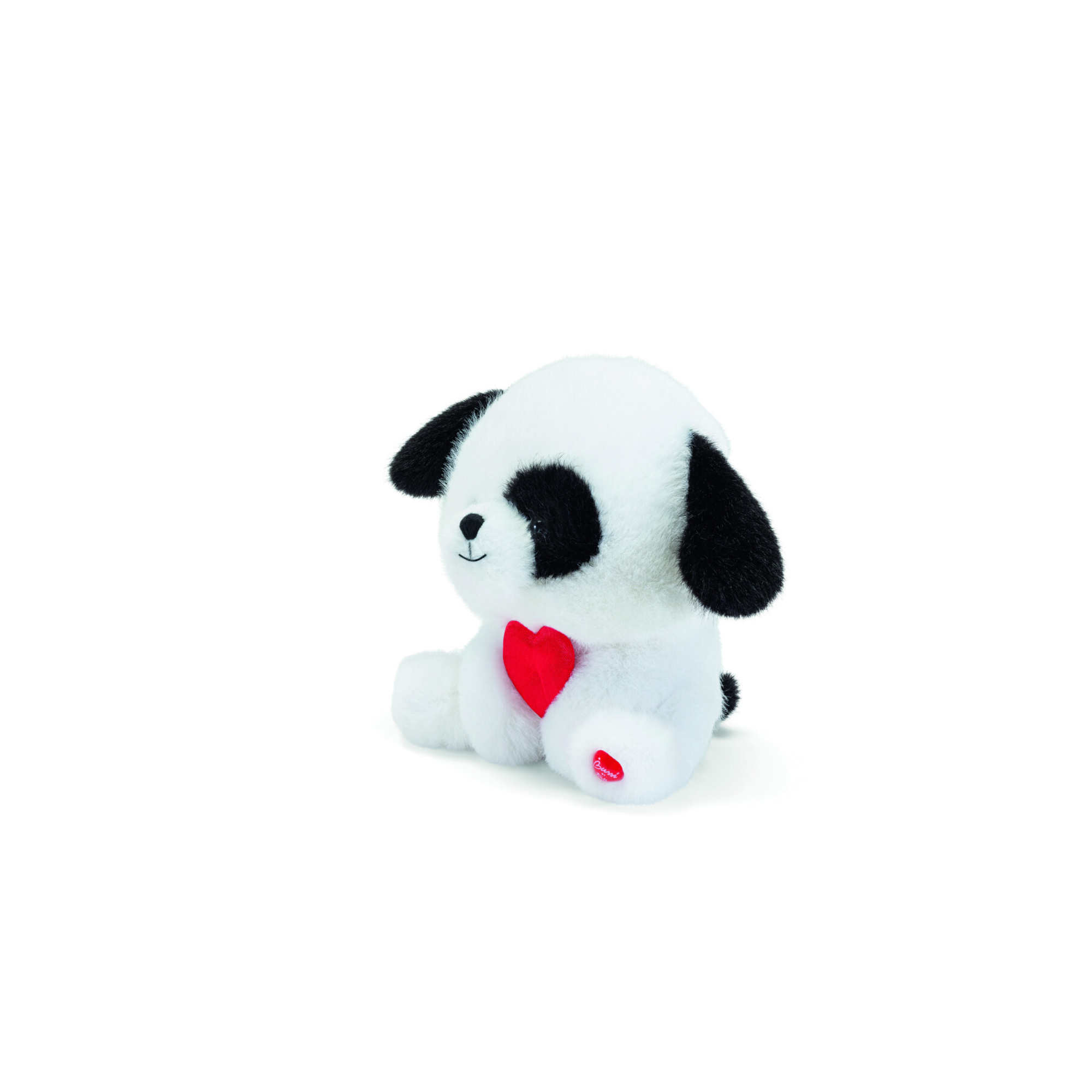 Peluche cane con cuore rosso - Trudi