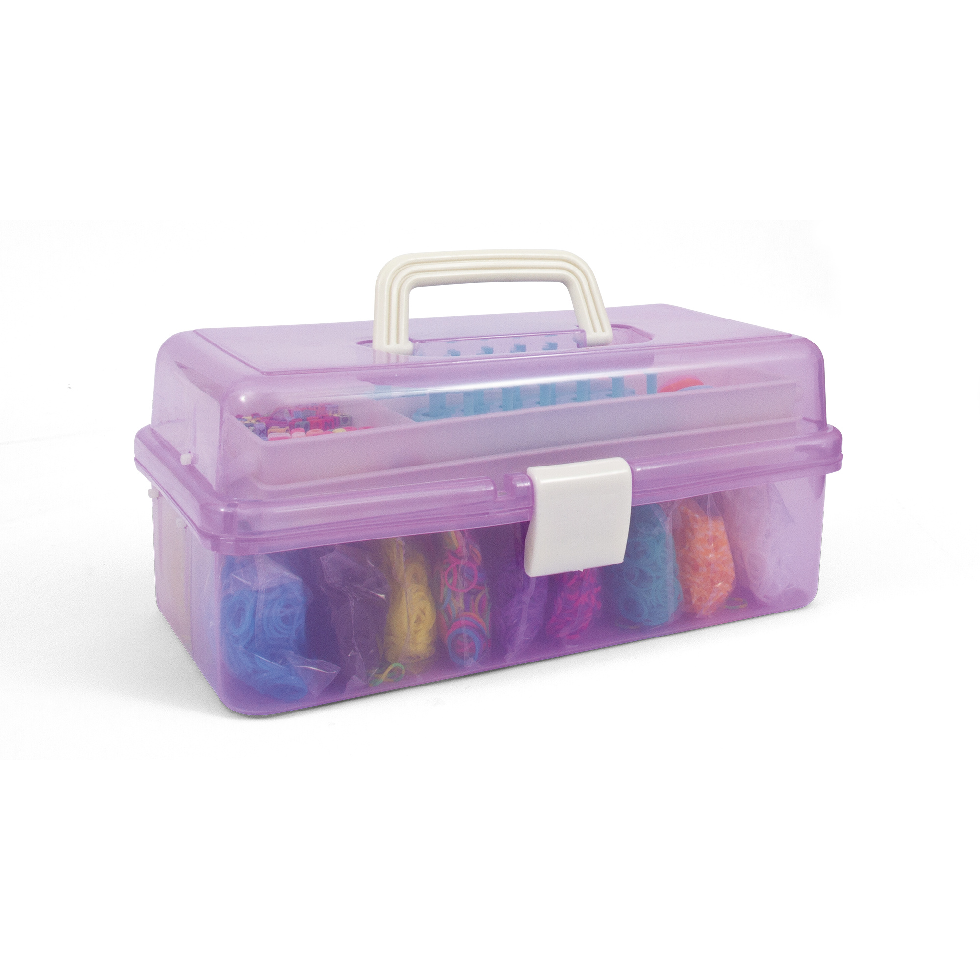 Maxi loom kit braccialetti con 8000 elastici – cofanetto accessoriato portatile - CREA MANIA