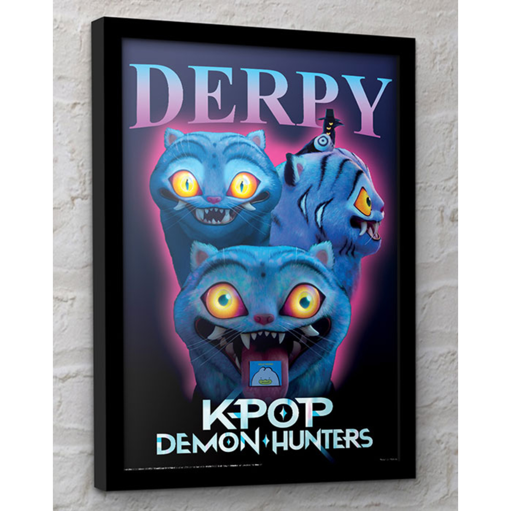 Quadro kpop demon hunters derpy – stampa fan art - K-POP DEMON HUNTERS