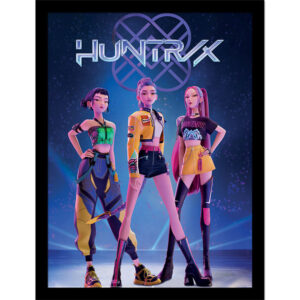 Quadro kpop demon hunters huntrix – arte fandom - K-POP DEMON HUNTERS