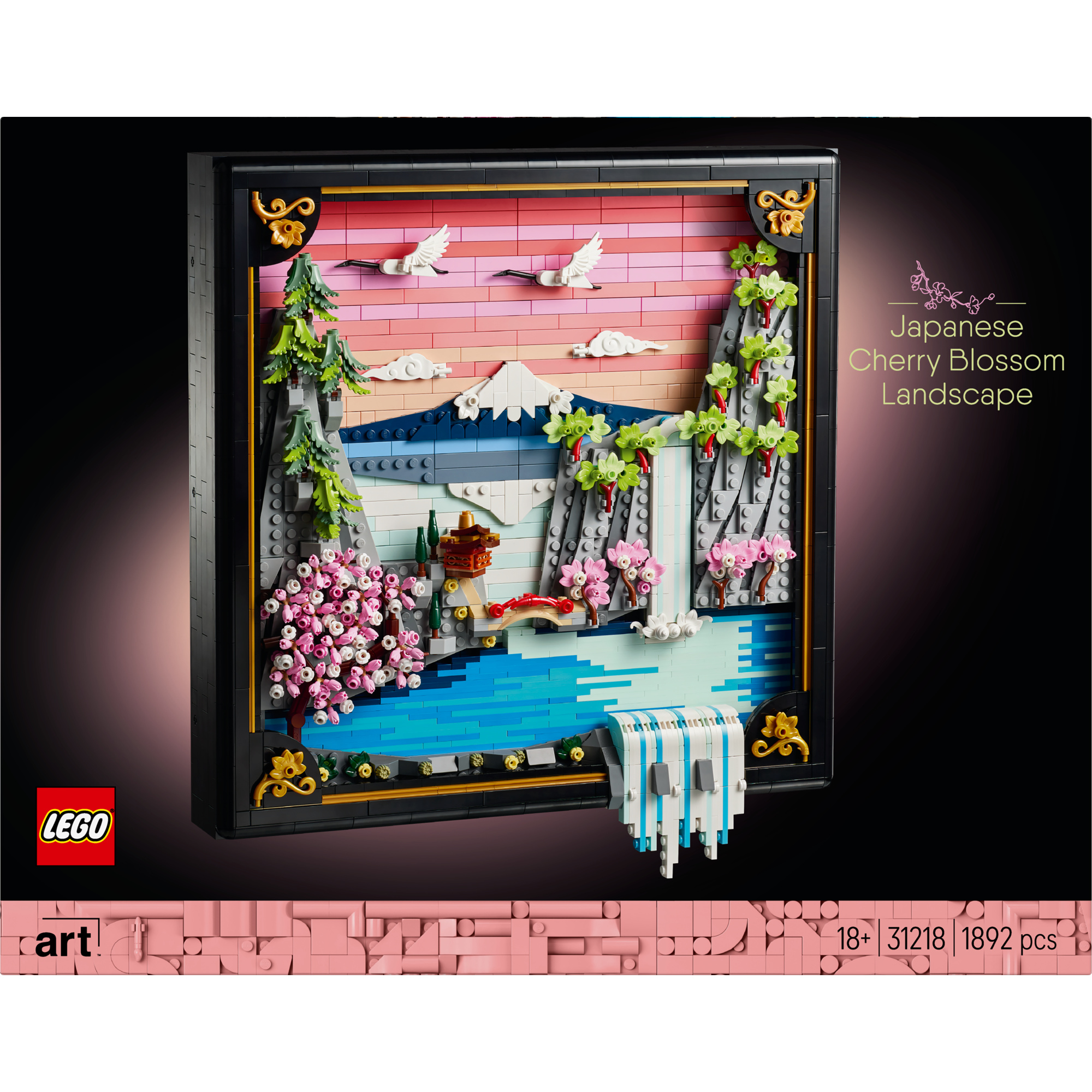 Lego art 31218 paesaggio giapponese con ciliegi fioriti - Lego