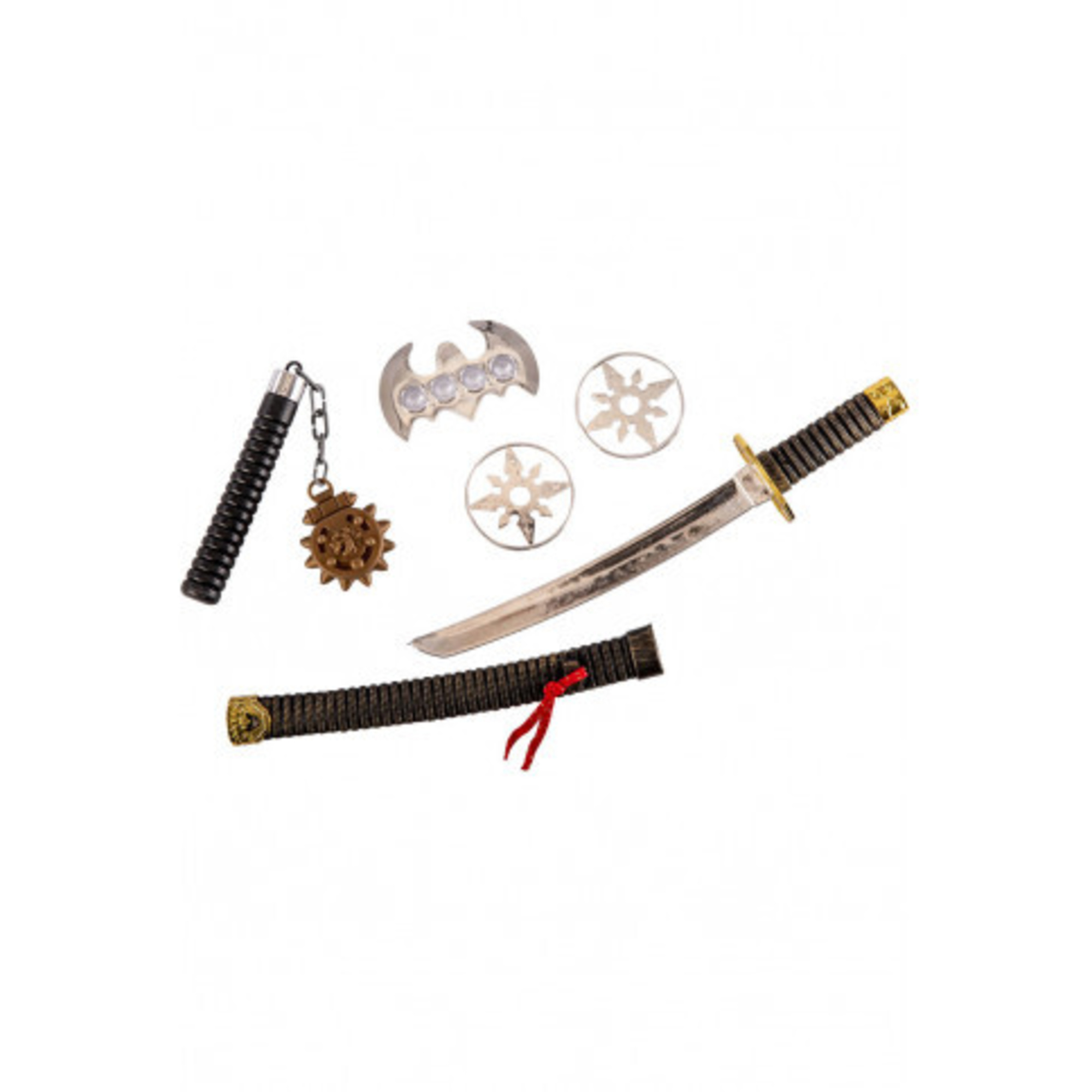 Armi ninja carnevale set 5 pezzi - CARNIVAL TOYS