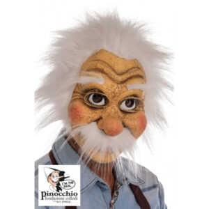 Maschera vecchietto in lattice con occhiali - CARNIVAL TOYS
