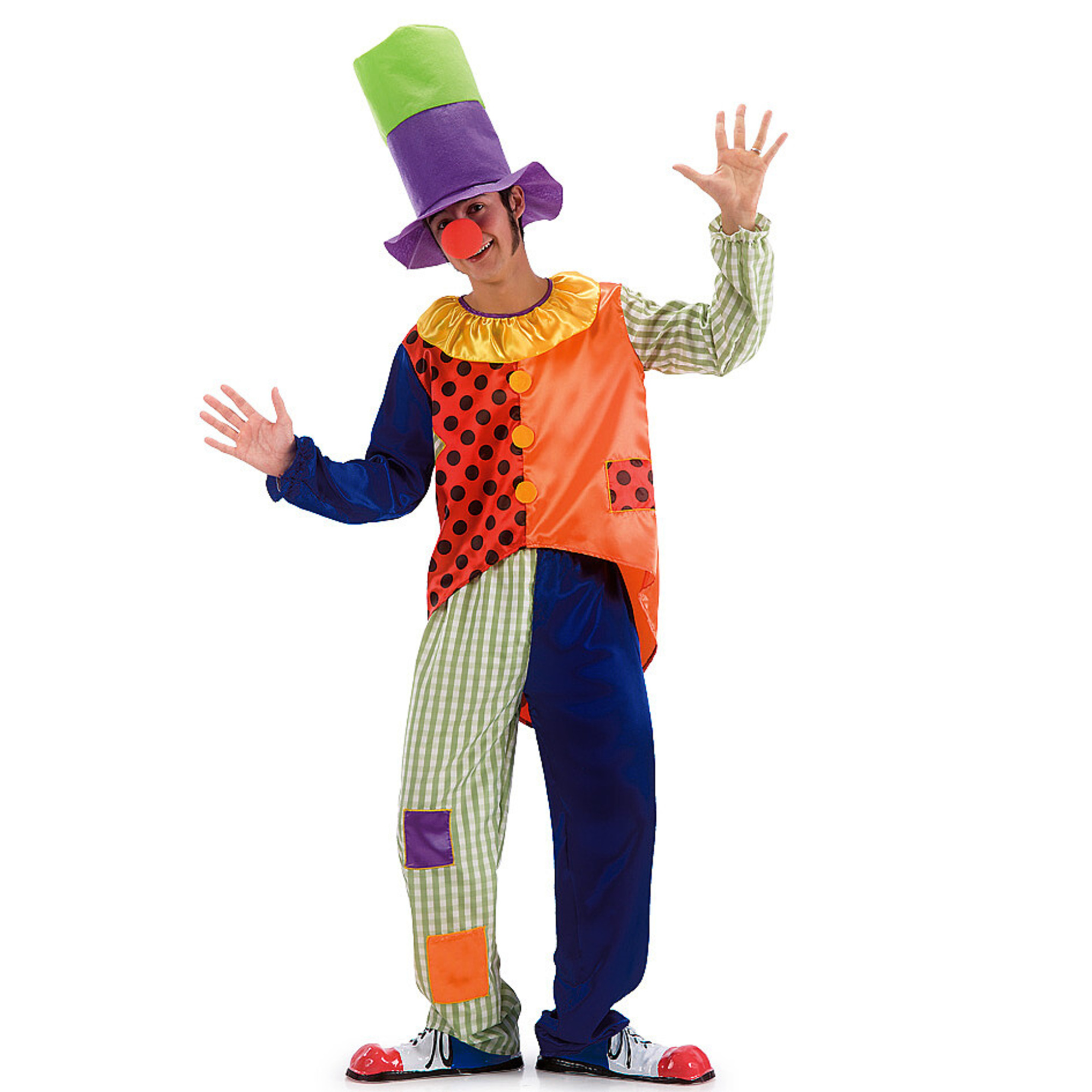 Costume clown ridolino adulto taglia xl - CARNIVAL TOYS