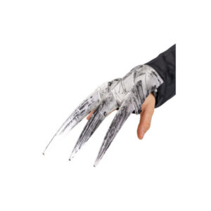 Guanto con lame in plastica grigia 26 cm - CARNIVAL TOYS