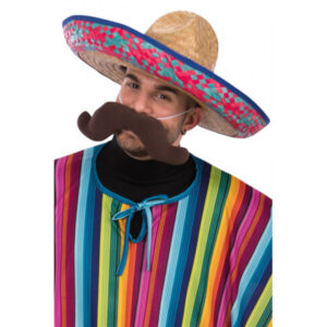 Sombrero paglia carnevale diametro 50 cm - CARNIVAL TOYS