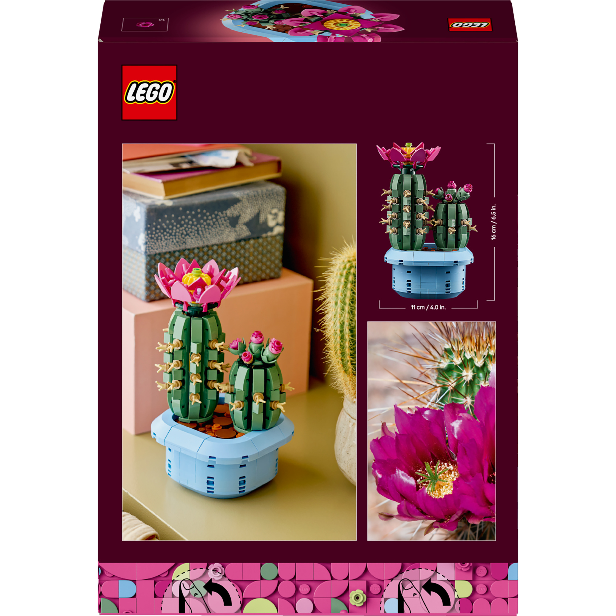 Lego botanicals 11509 cactus in fiore - LEGO ICONS BOTANICAL