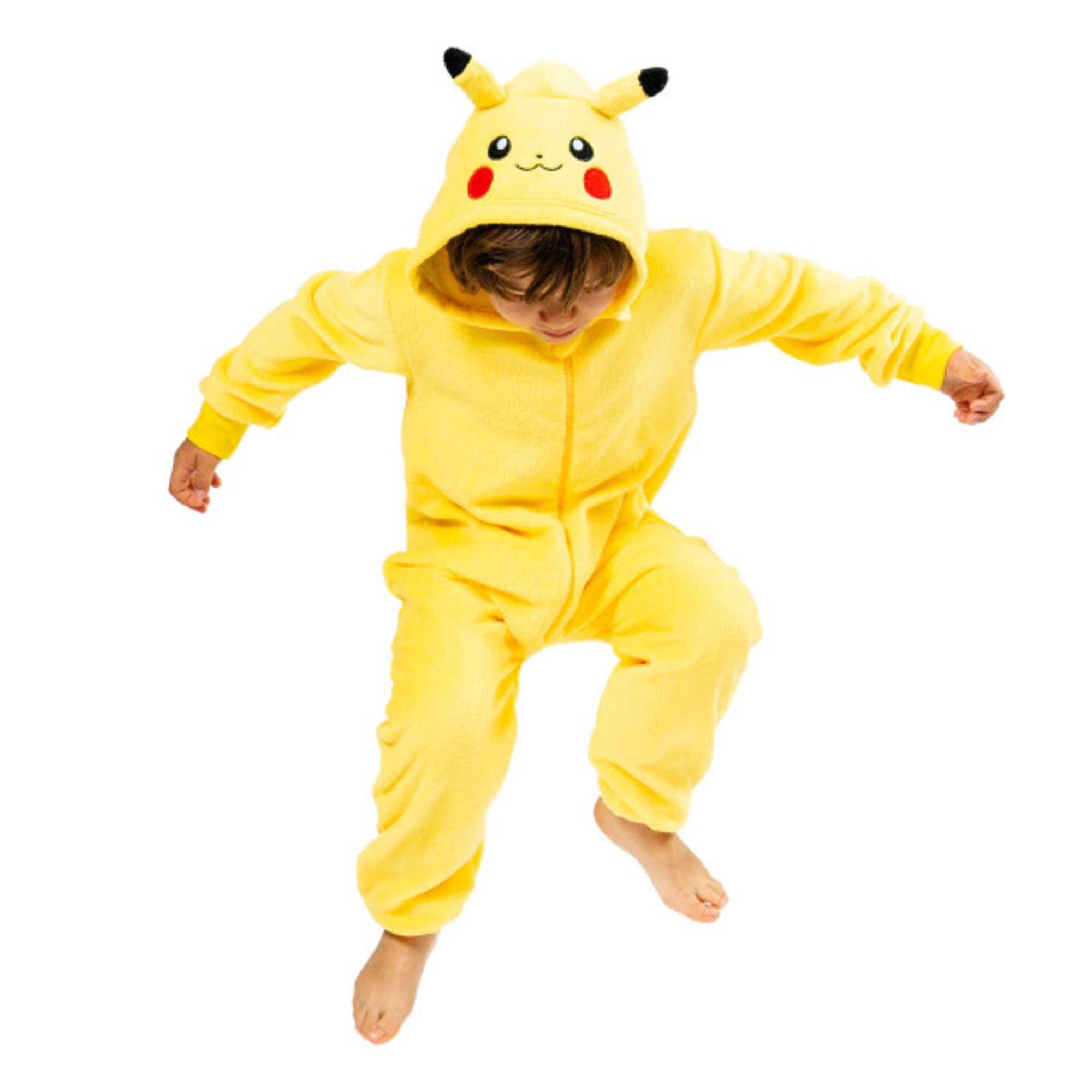 Tutina con cappuccio pikachu per bambini – costume e pigiama pokémon - POKEMON