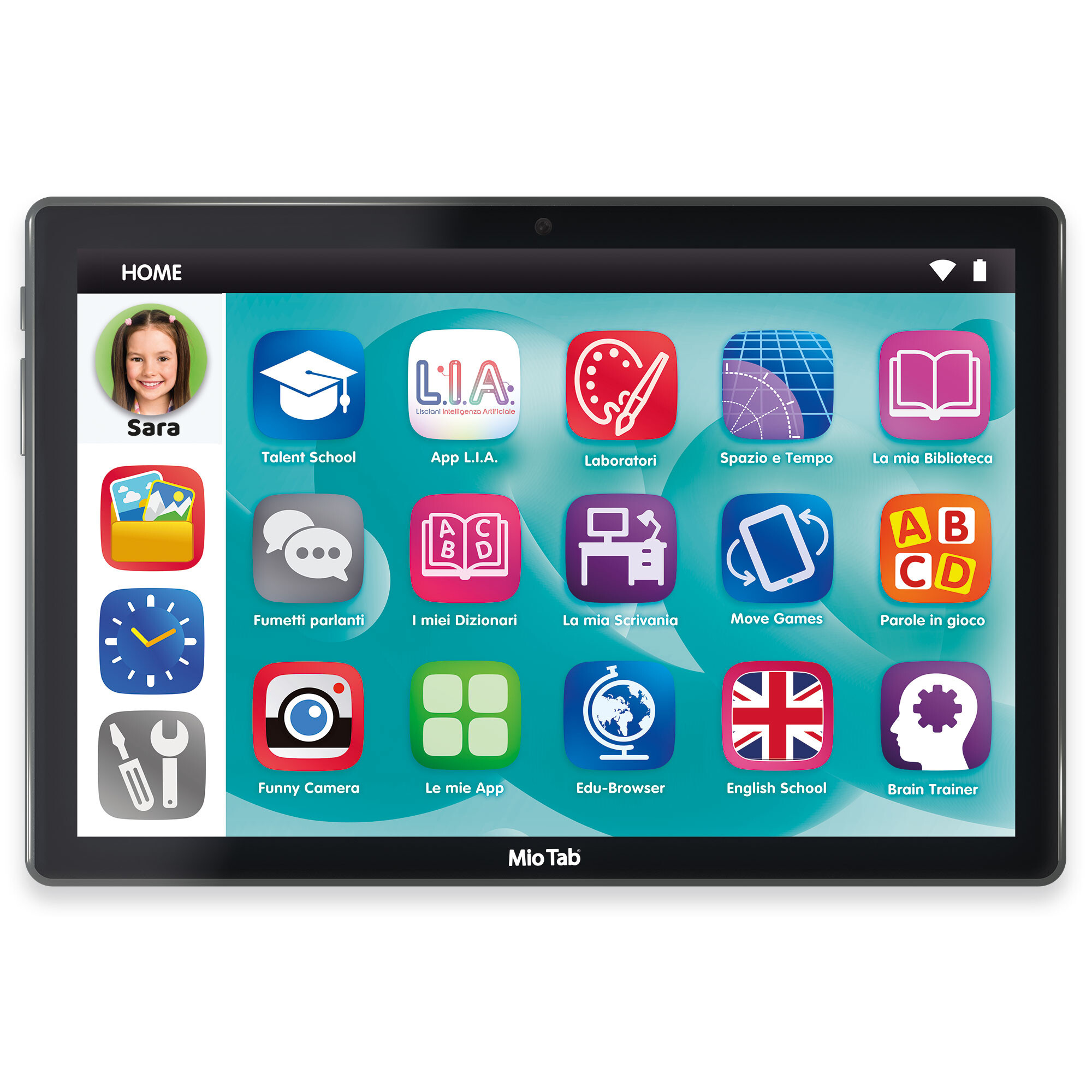 Mio tab 10" l.i.a. tablet educativo con intelligenza artificiale - lisciani - LISCIANI