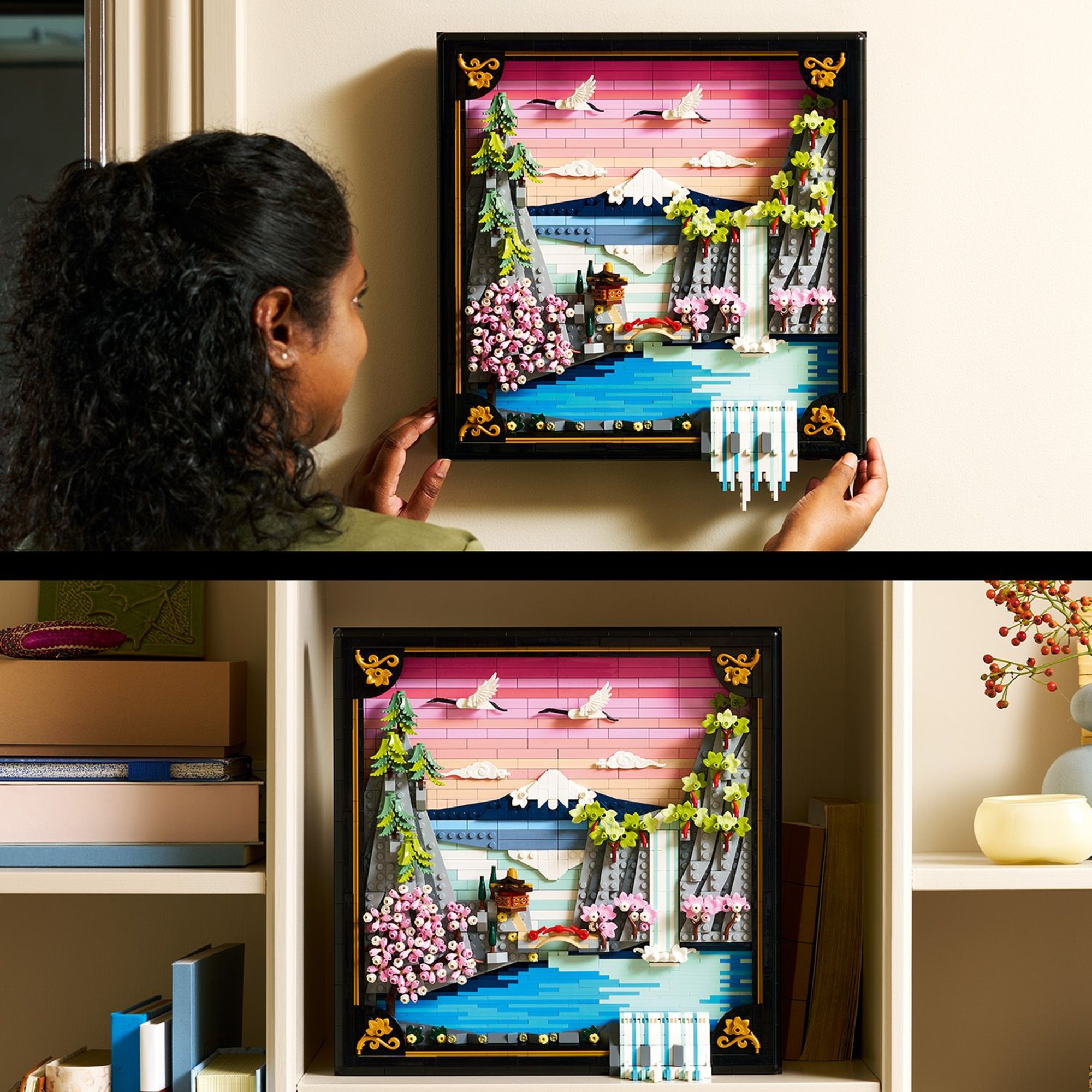 Lego art 31218 paesaggio giapponese con ciliegi fioriti - Lego