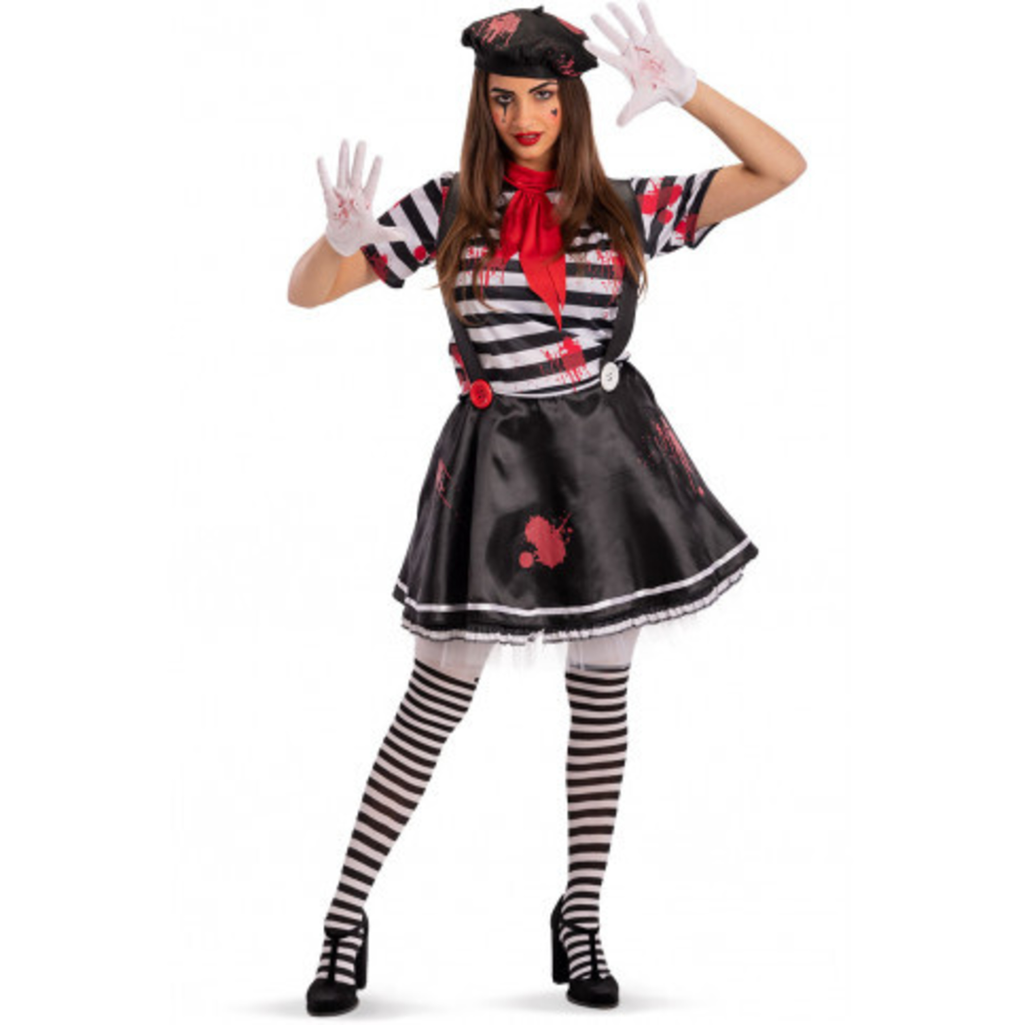 Costume mimo donna horror taglia unica s/m - CARNIVAL TOYS