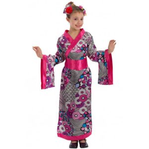 Costume giapponesina bambina taglia unica v–vi - CARNIVAL TOYS