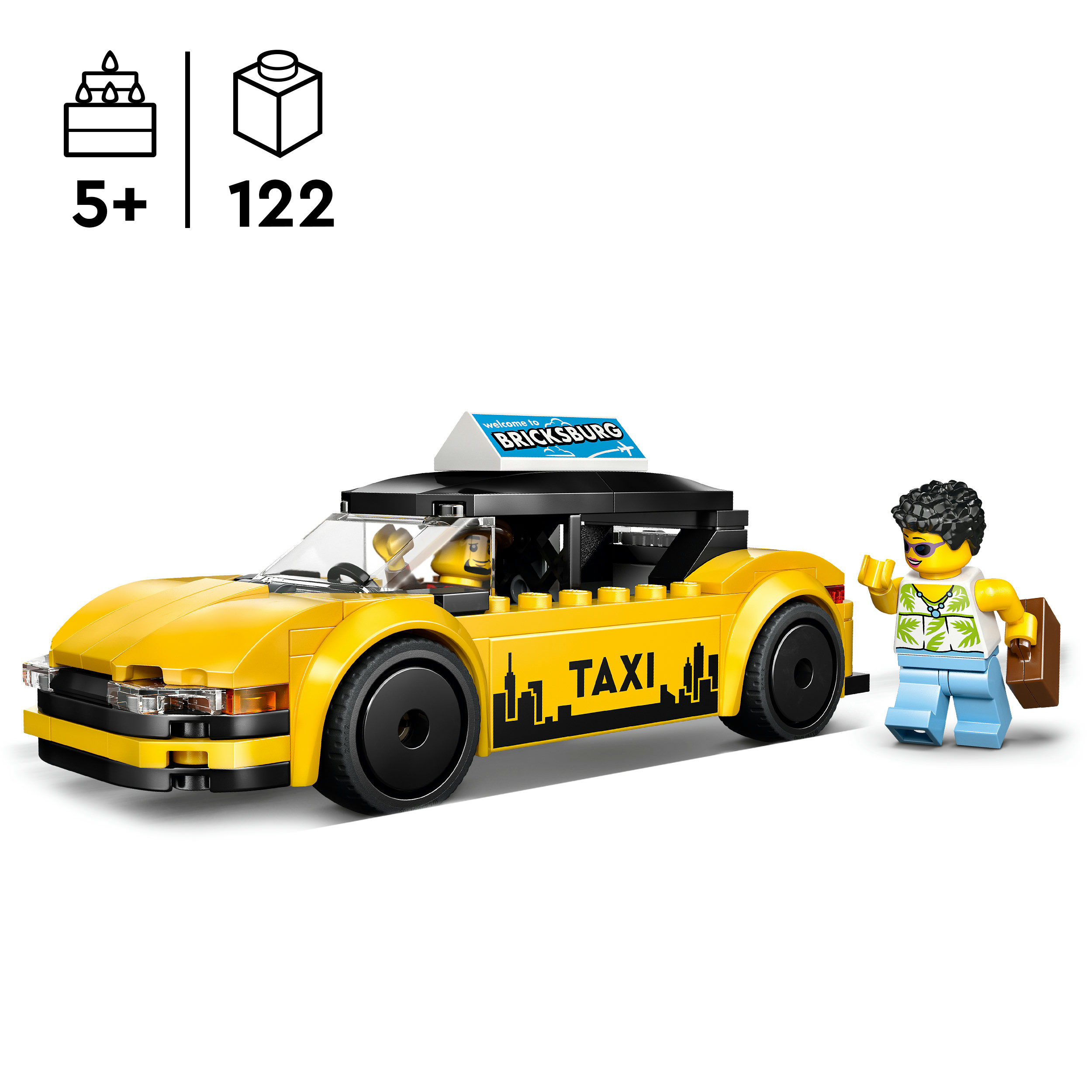 Lego city 60487 – taxi giallo - LEGO CITY