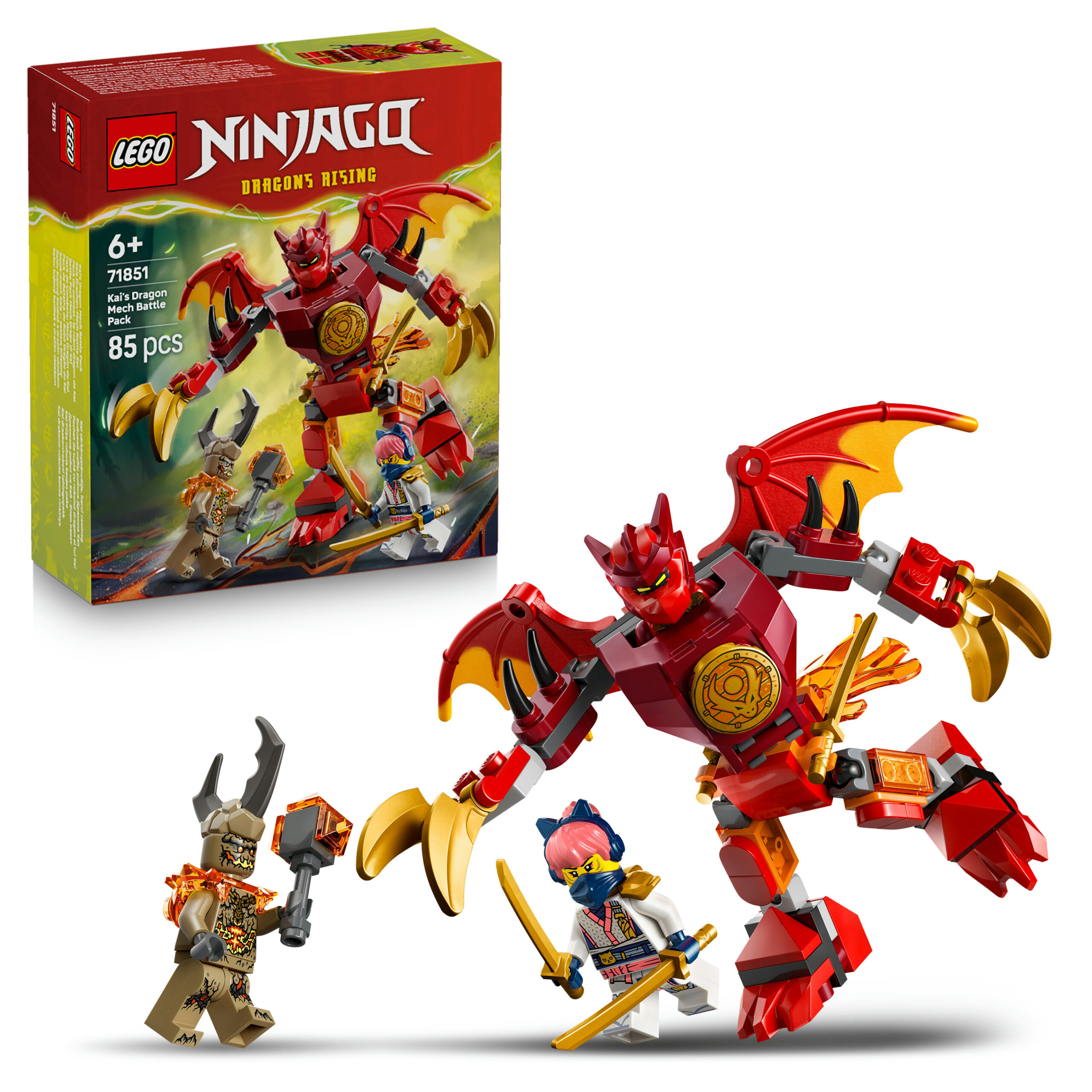 Lego ninjago 71851 – battle pack mech drago di kai - LEGO NINJAGO