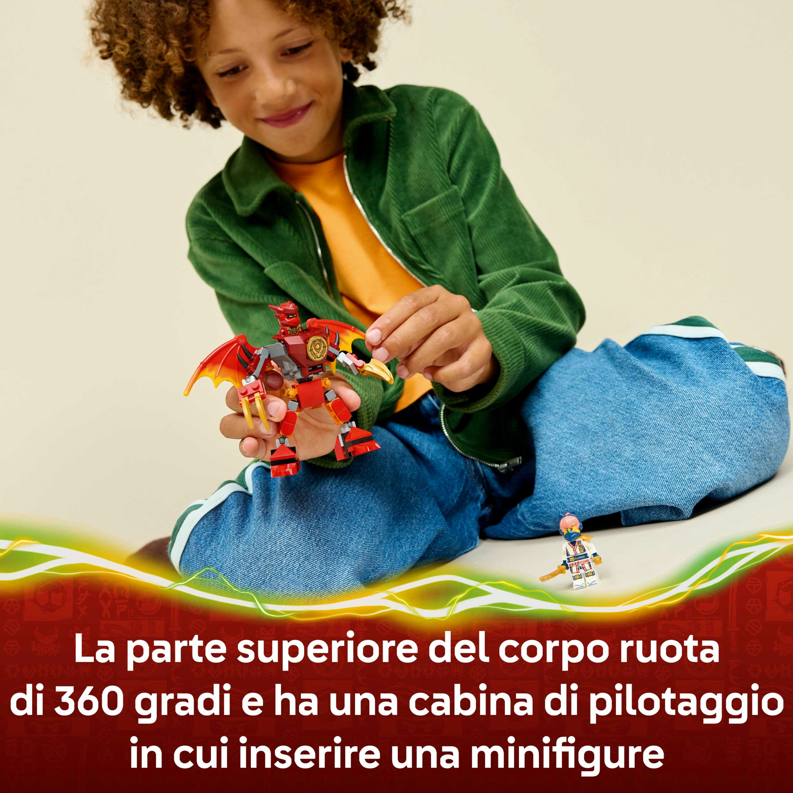 Lego ninjago 71851 – battle pack mech drago di kai - LEGO NINJAGO