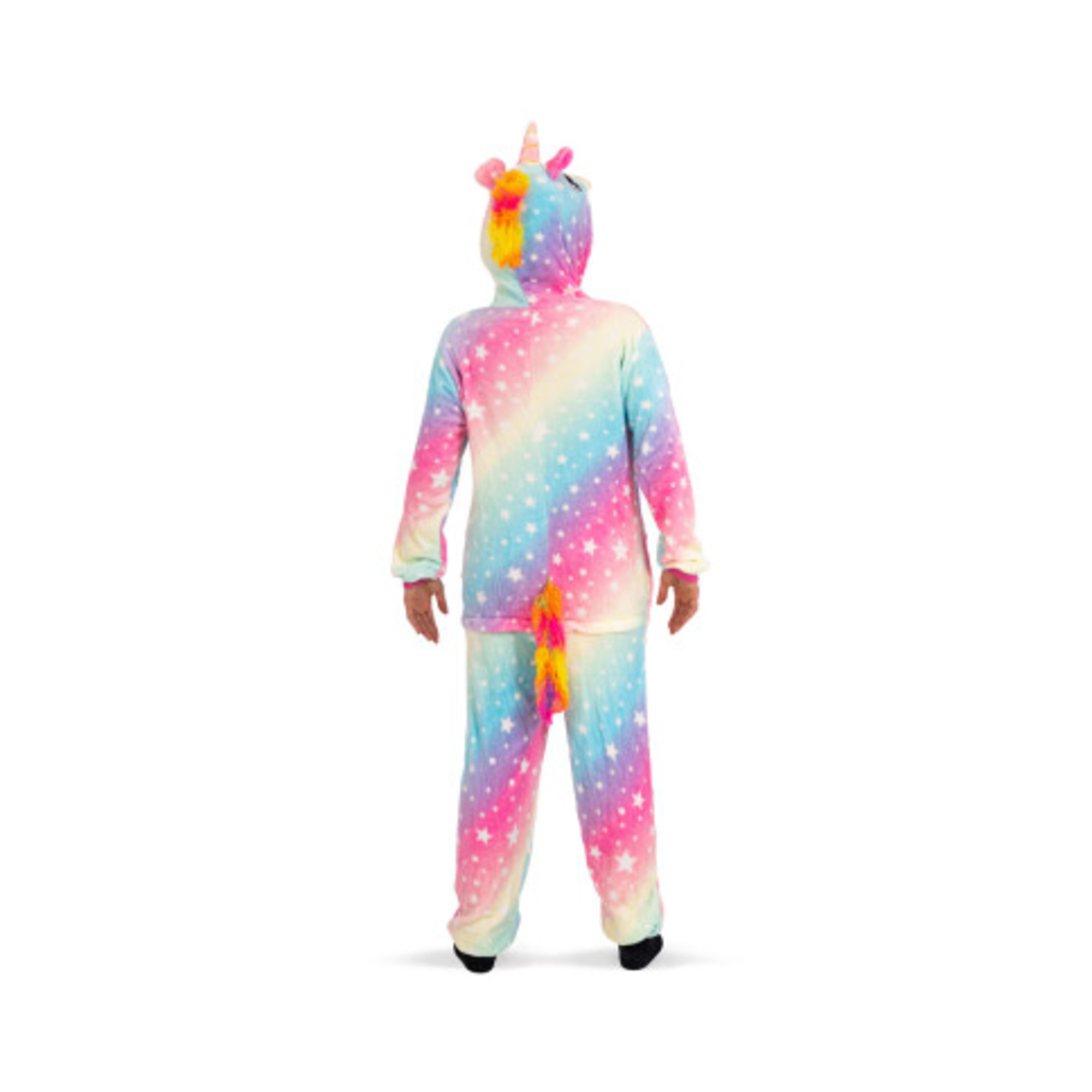 Tutona unicorno in pile con pelliccia in busta con gancio - CARNIVAL TOYS