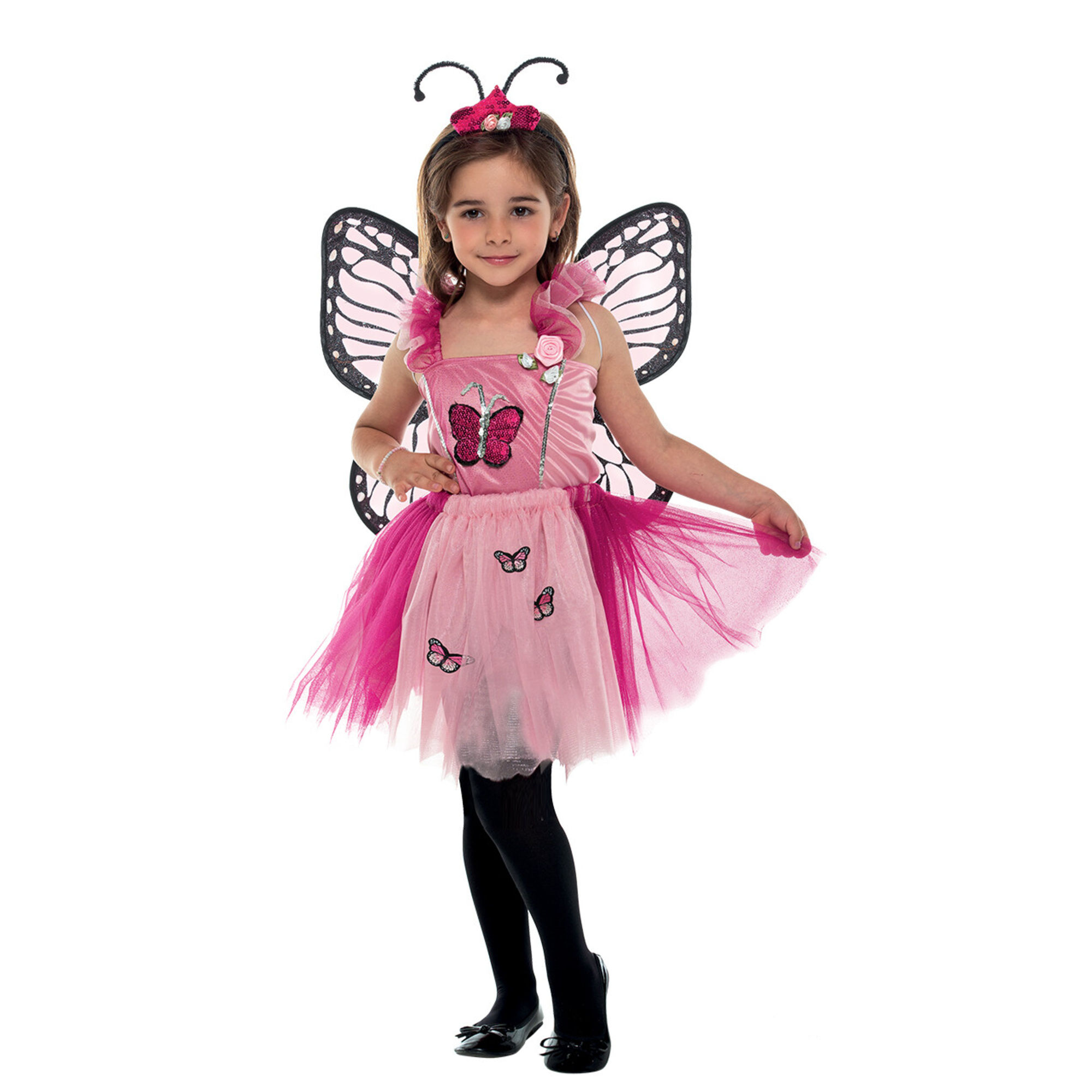Costume carnevale farfalla bambina taglia unica - carnaval queen - CARNAVAL QUEEN
