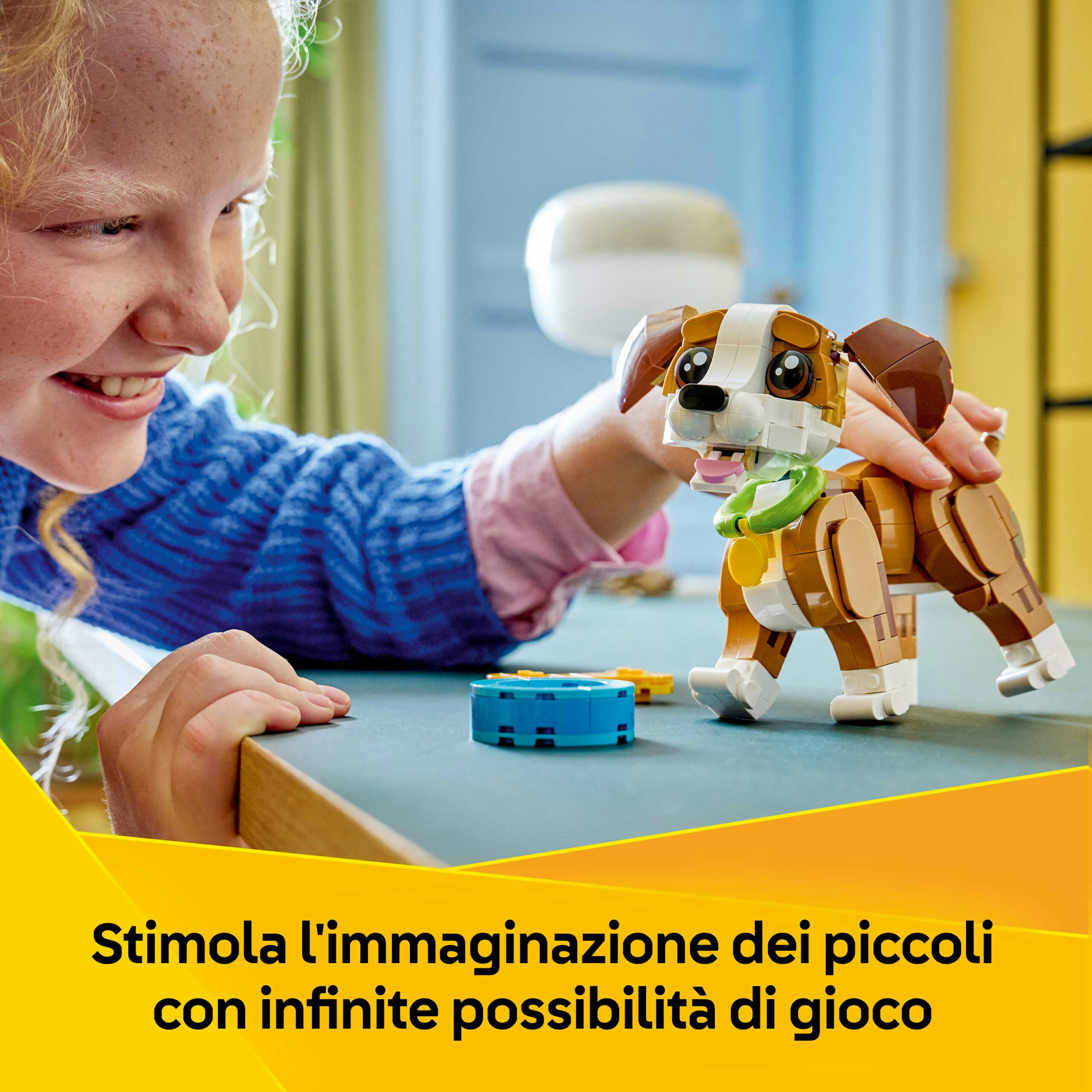 Lego creator 31382 3in1 adorabili animali: cagnolino giocoso - LEGO CREATOR