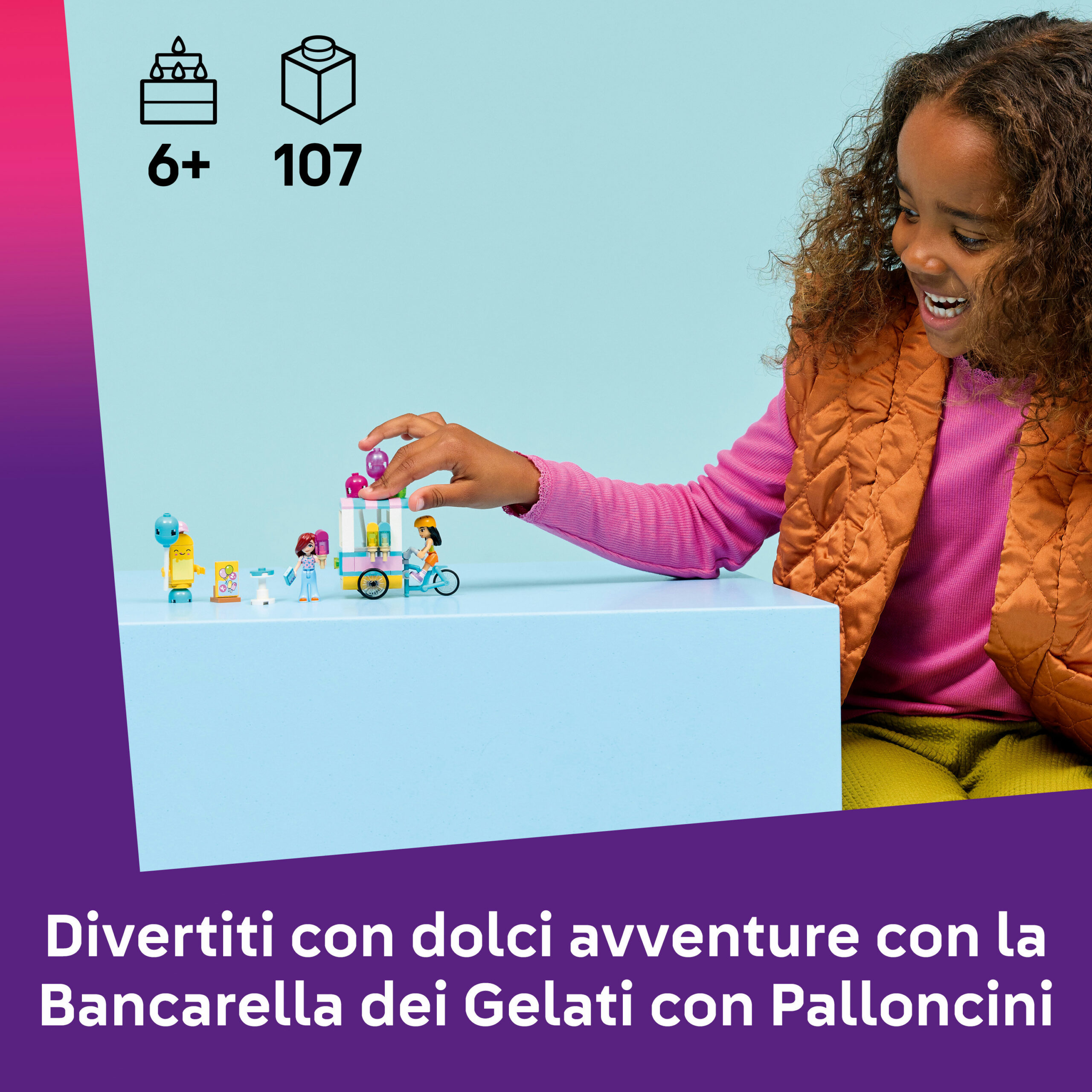 Lego friends 42692 – bancarella gelati palloncini - LEGO FRIENDS