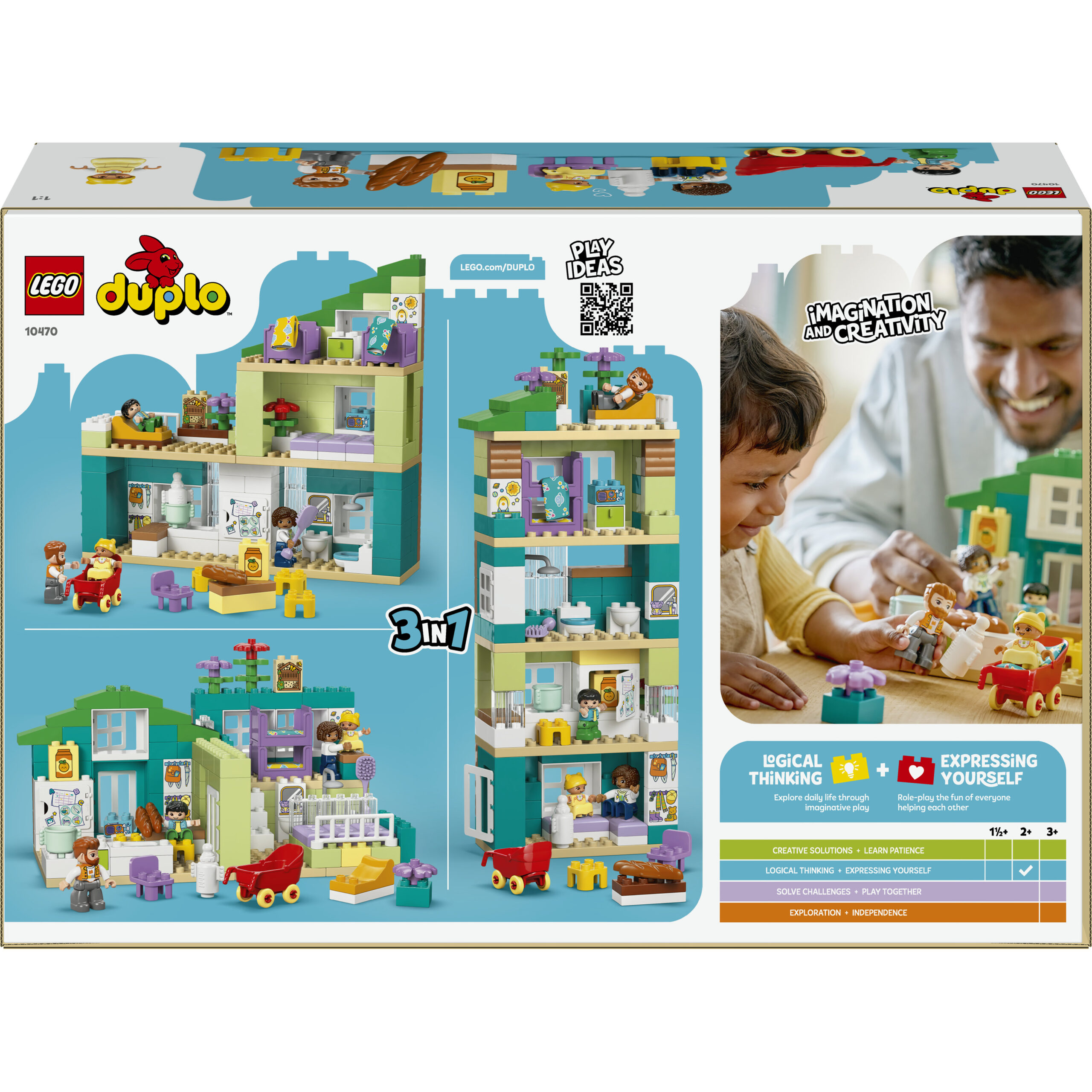 Lego duplo 10470 – casa familiare moderna 3in1 - LEGO DUPLO