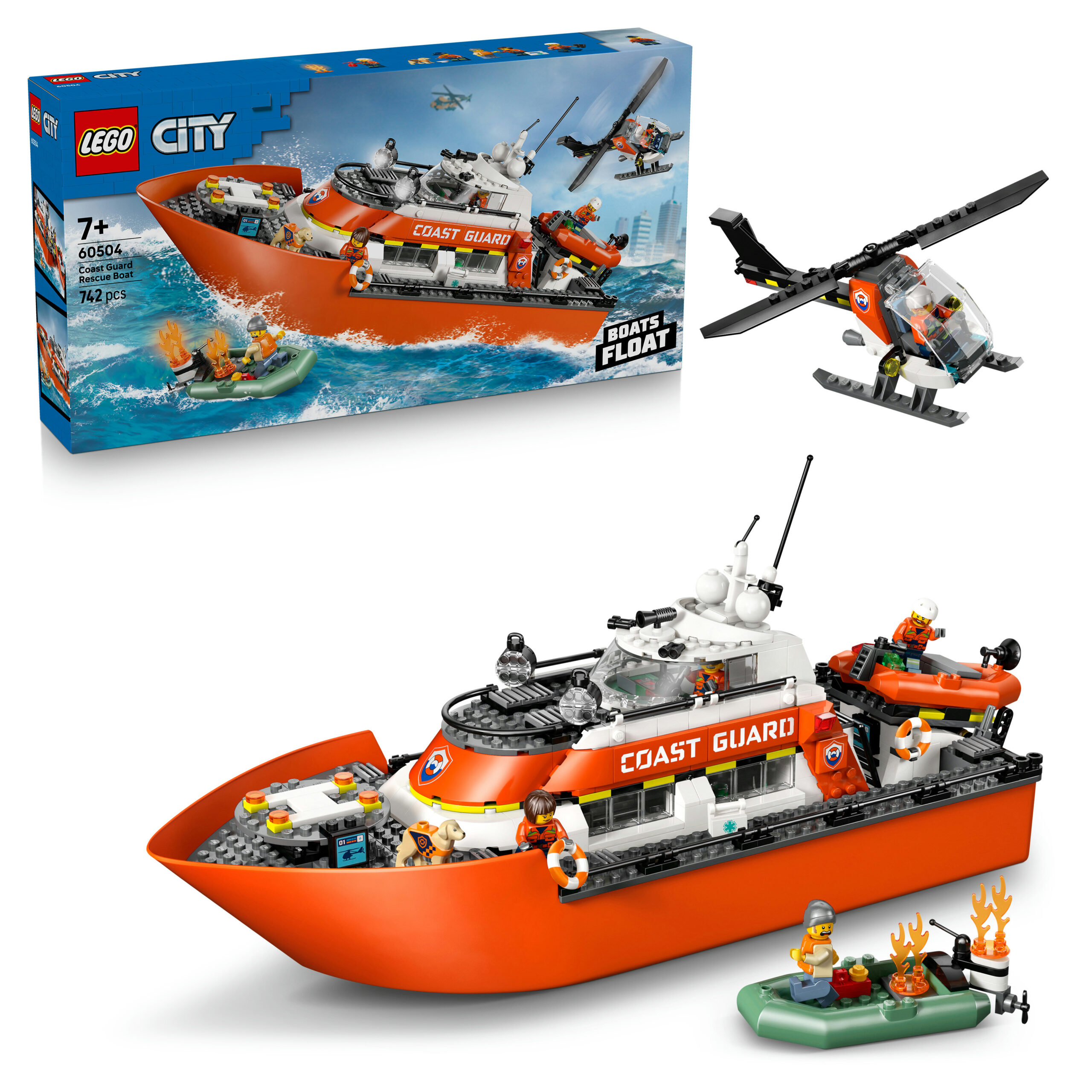 Lego city 60504 – motoscafo di soccorso guardia costiera - LEGO CITY