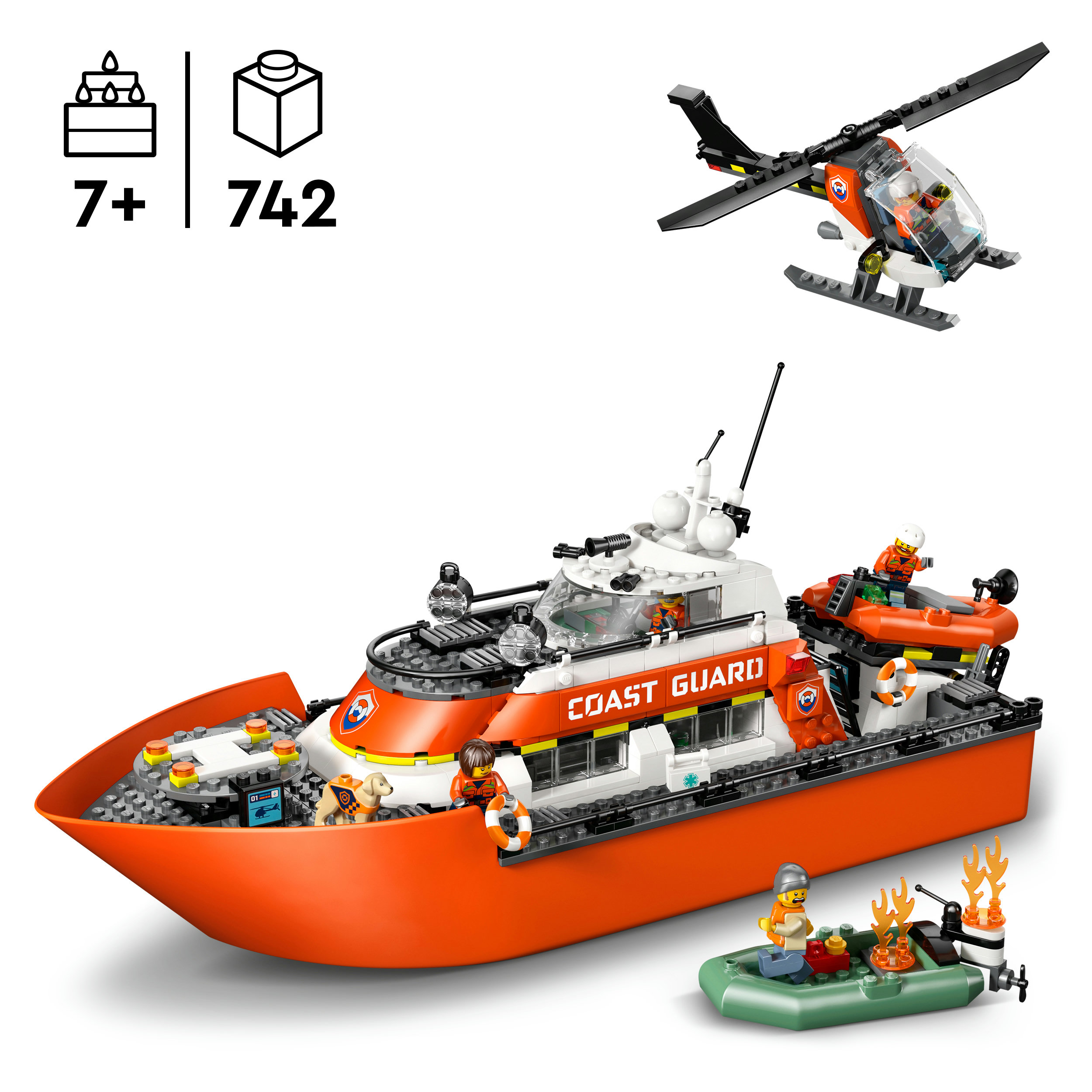 Lego city 60504 – motoscafo di soccorso guardia costiera - LEGO CITY