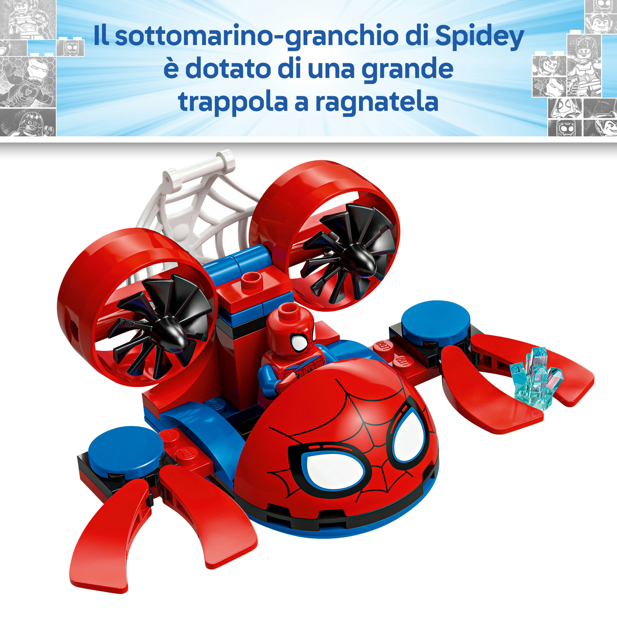 Lego ǀ marvel 11207 spidey: veicoli subacquei - LEGO SUPER HEROES
