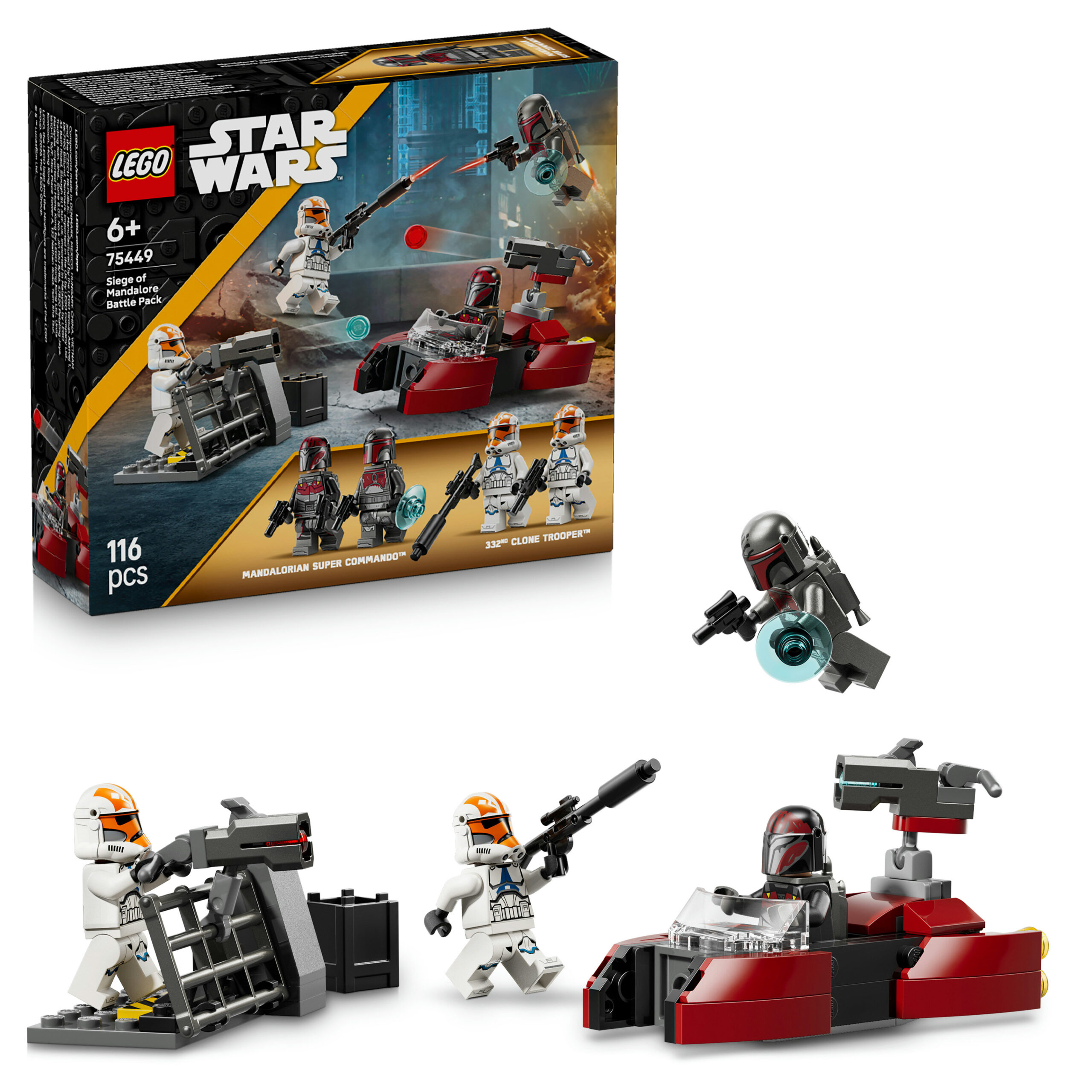 Lego star wars 75449 – battle pack assedio di mandalore - Lego