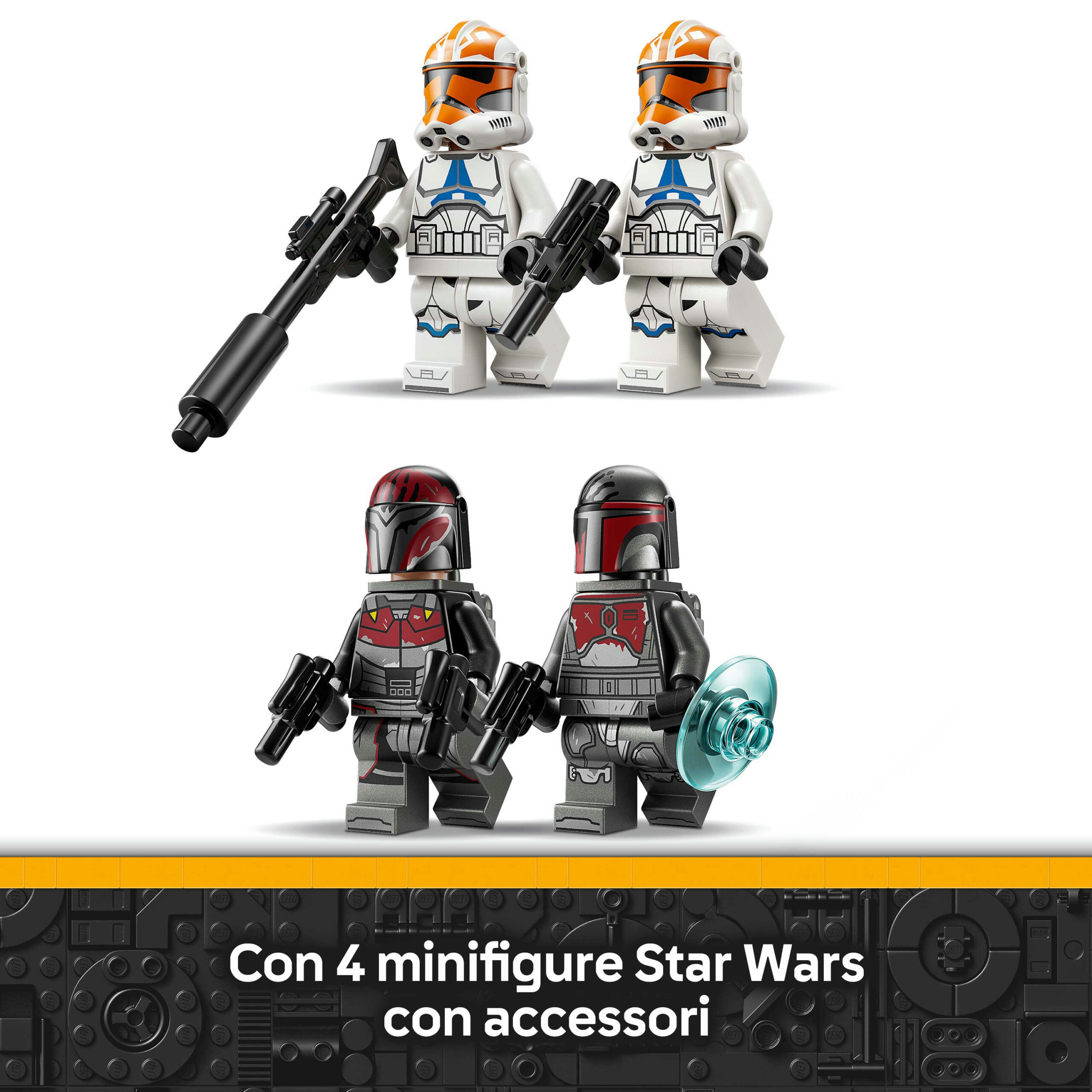 Lego star wars 75449 – battle pack assedio di mandalore - Lego
