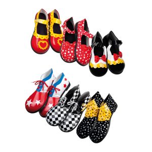 Scarpe clown travestimento colorate assortite ​ - assortito - CIAO