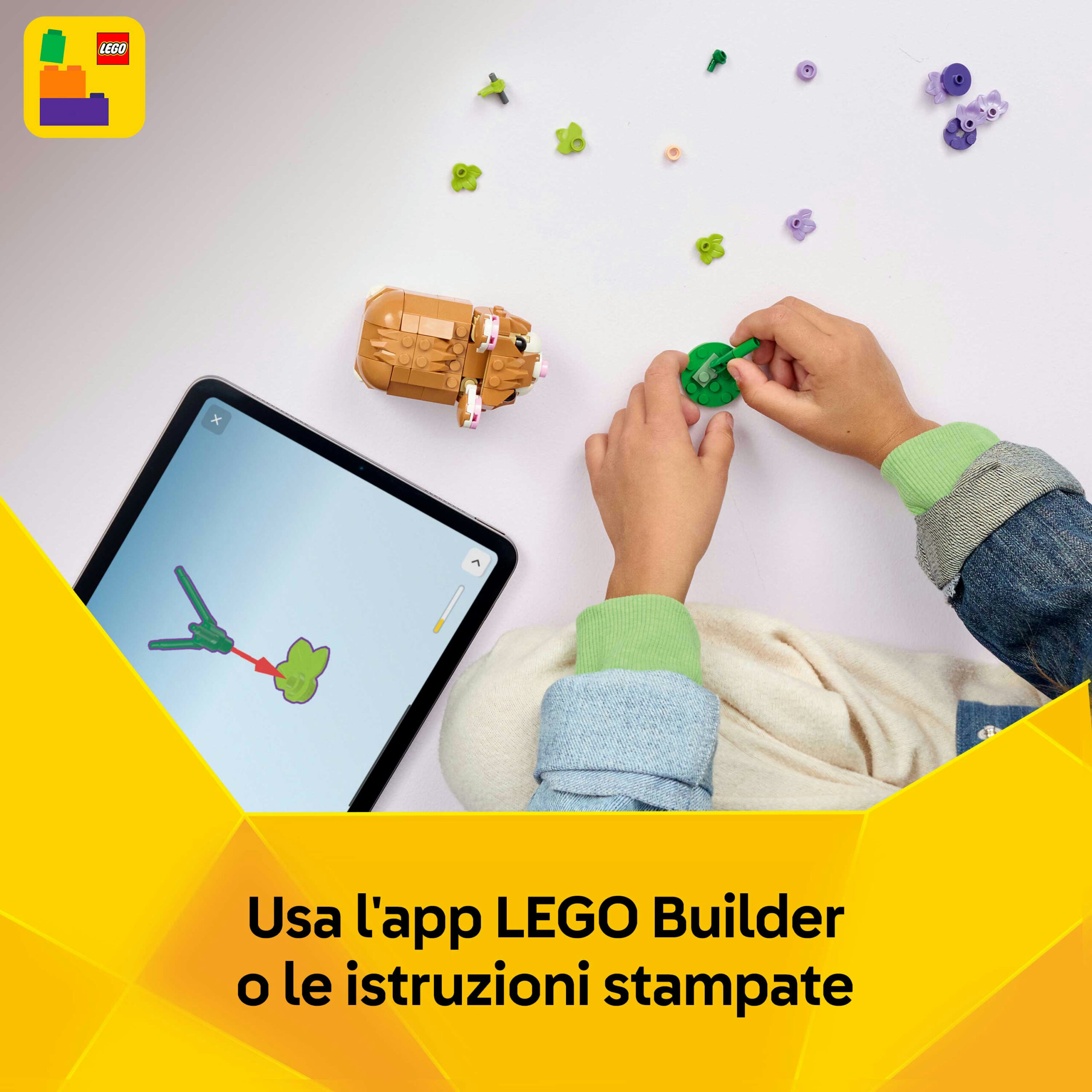 Lego creator 31376 3in1 simpatico criceto con fiore giocattolo - LEGO CREATOR