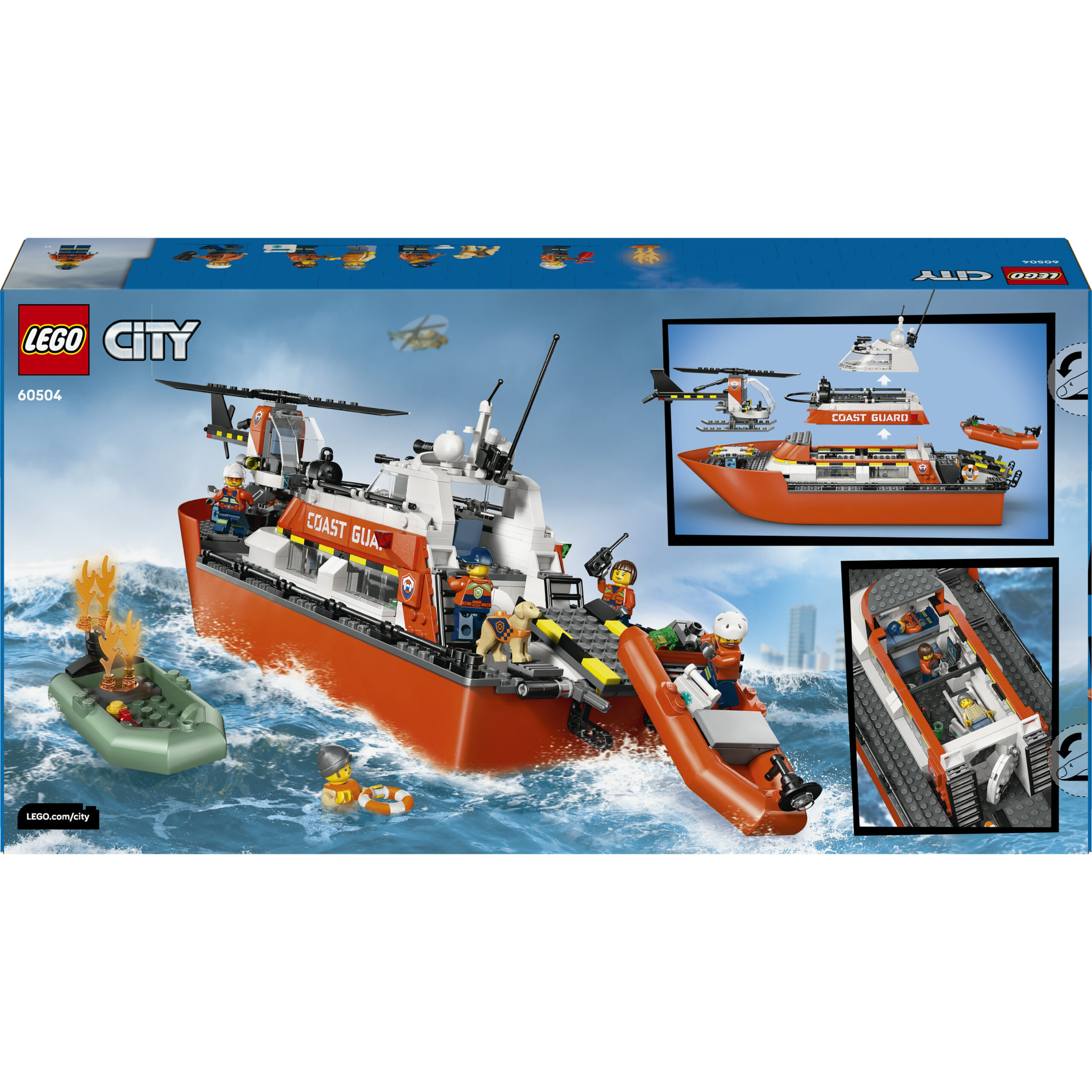 Lego city 60504 – motoscafo di soccorso guardia costiera - LEGO CITY