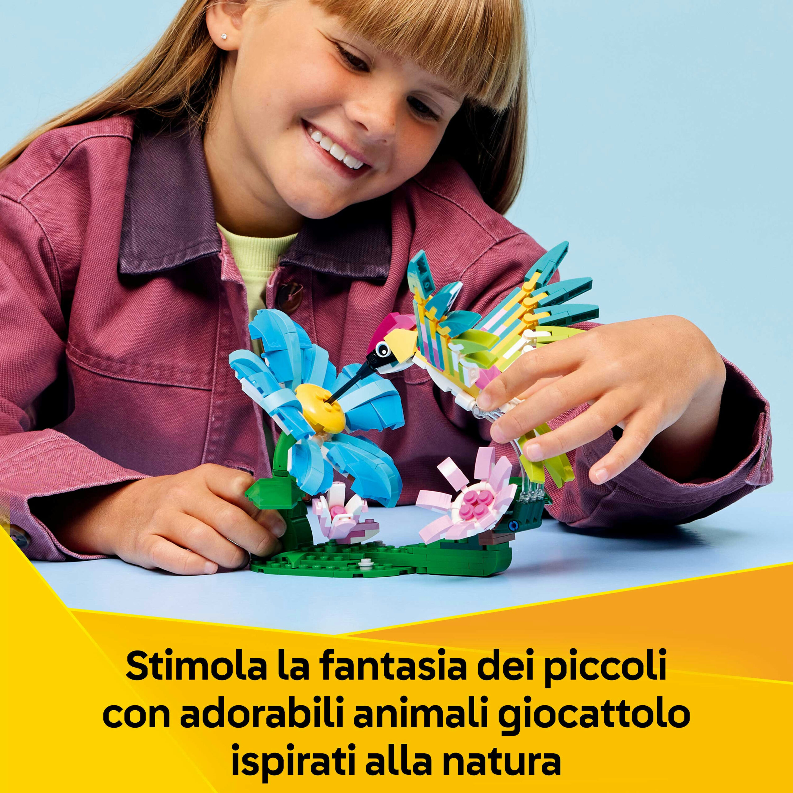 Lego creator 31384 3in1 animali selvatici: colibrì variopinto - LEGO CREATOR