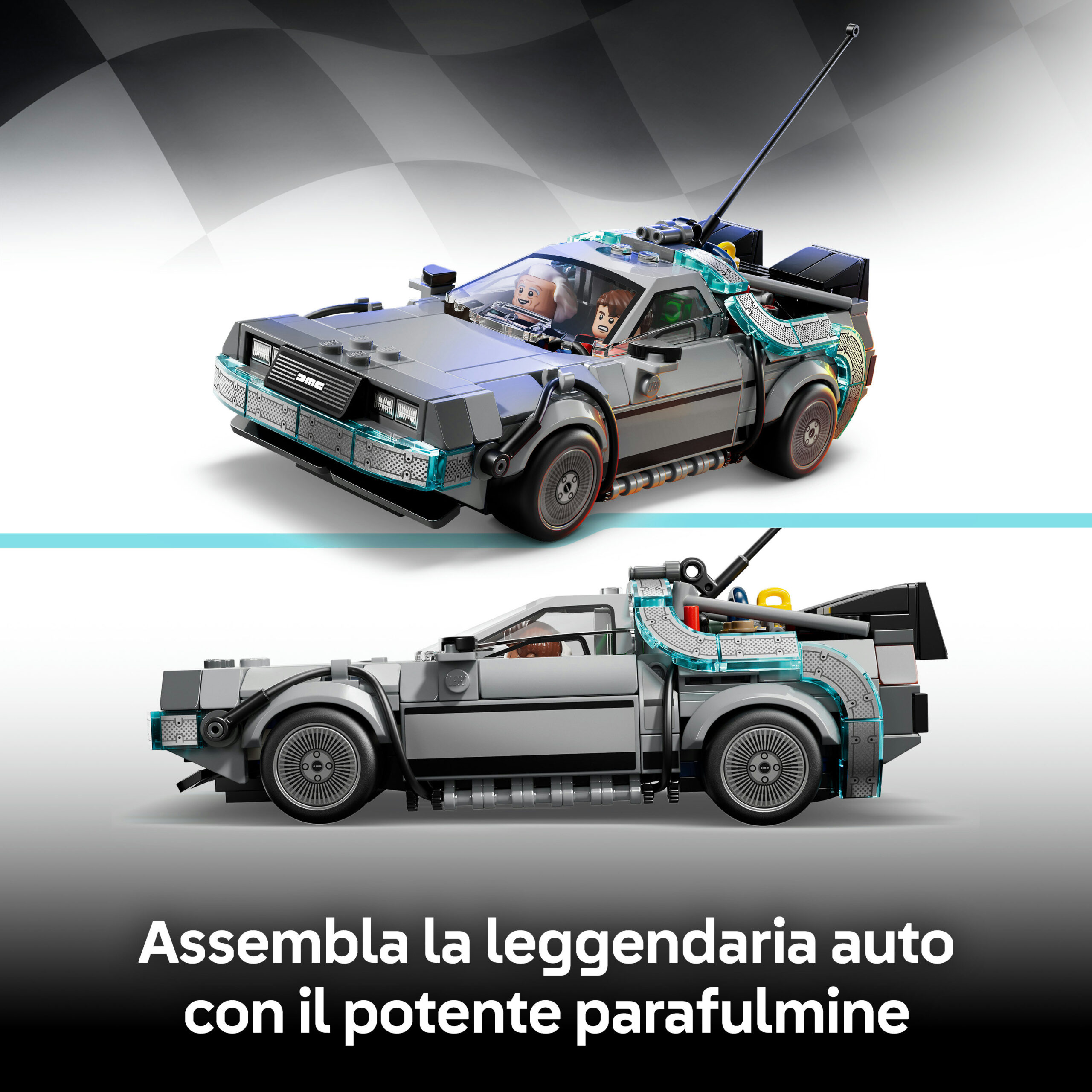 Lego speed champions 77256 – macchina del tempo ritorno al futuro - LEGO SPEED CHAMPIONS