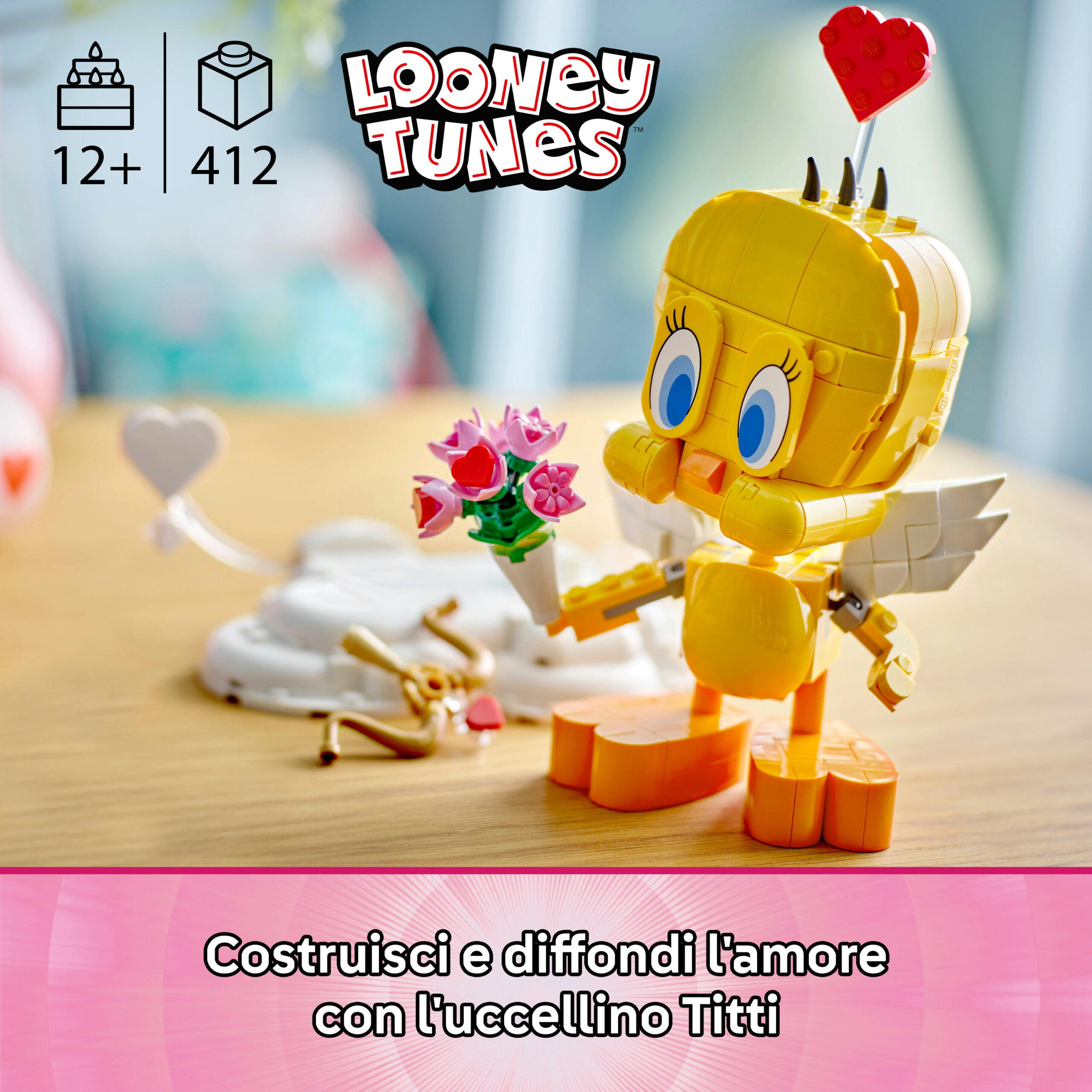 Lego 40824 titti, uccellino giocattolo looney tunes - Lego