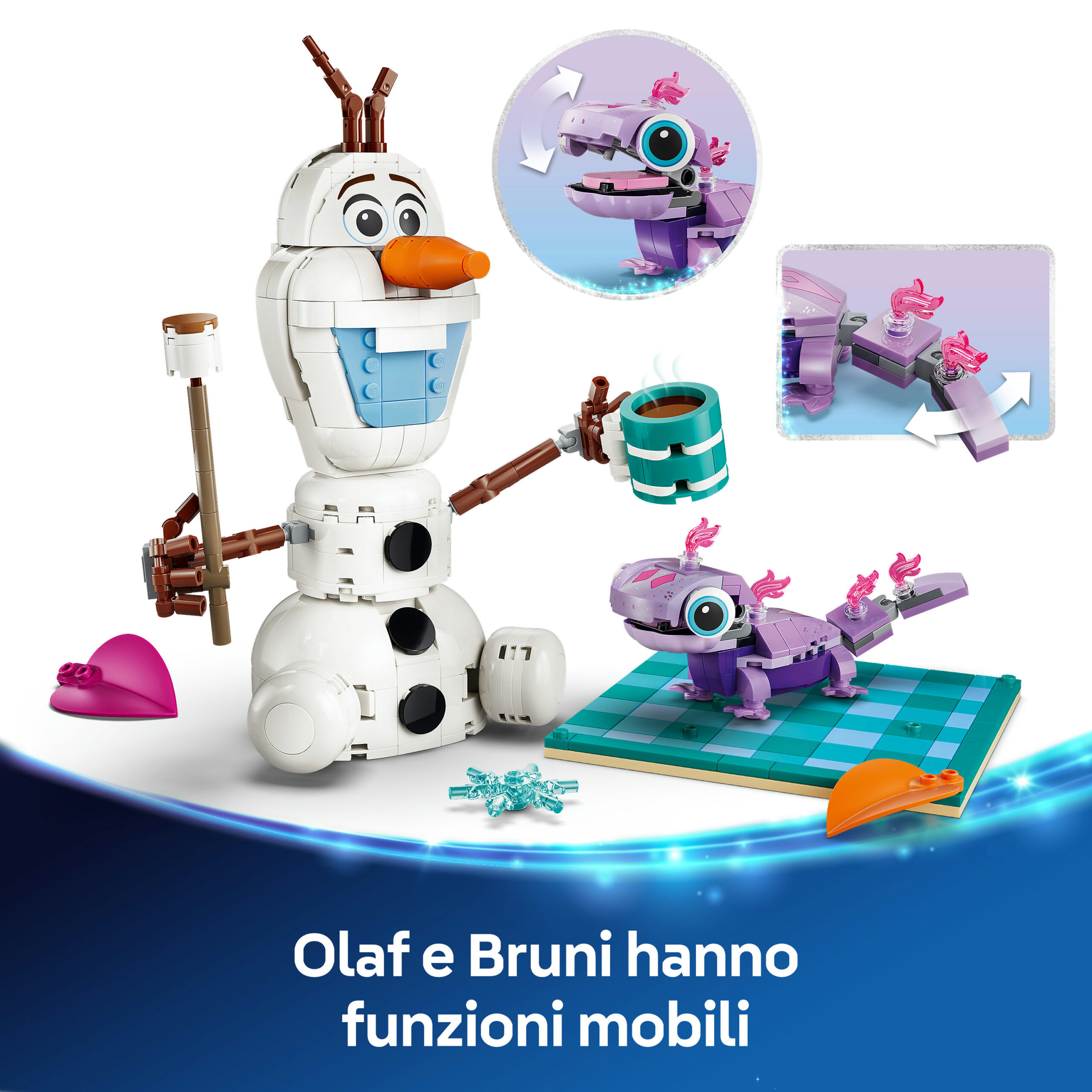 Lego disney frozen 43287 – picnic olaf bruni - Lego