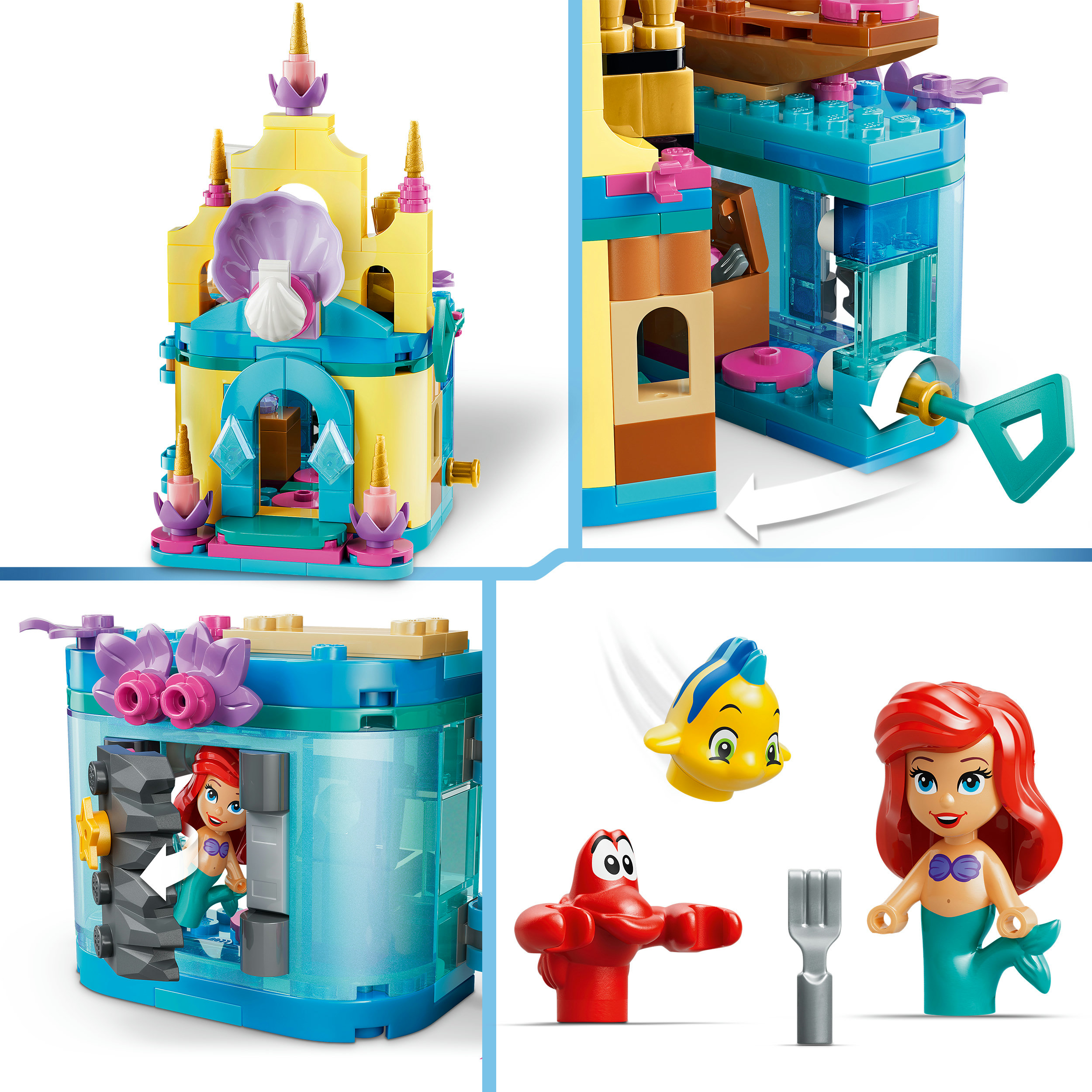 Lego disney princess 43285 – mini-palazzo ariel - LEGO DISNEY PRINCESS