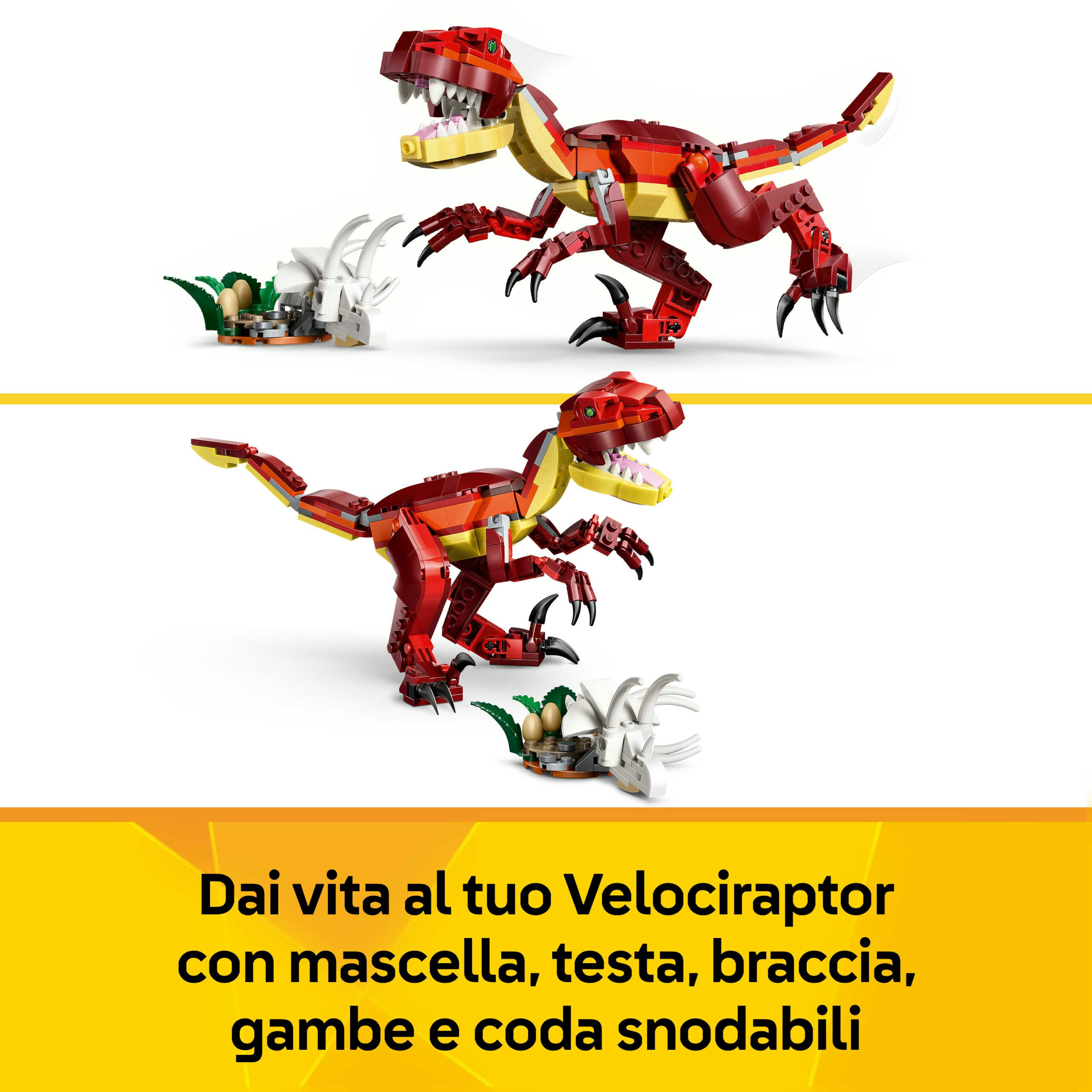 Lego creator 31379 – 3in1 feroce dinosauro - LEGO CREATOR