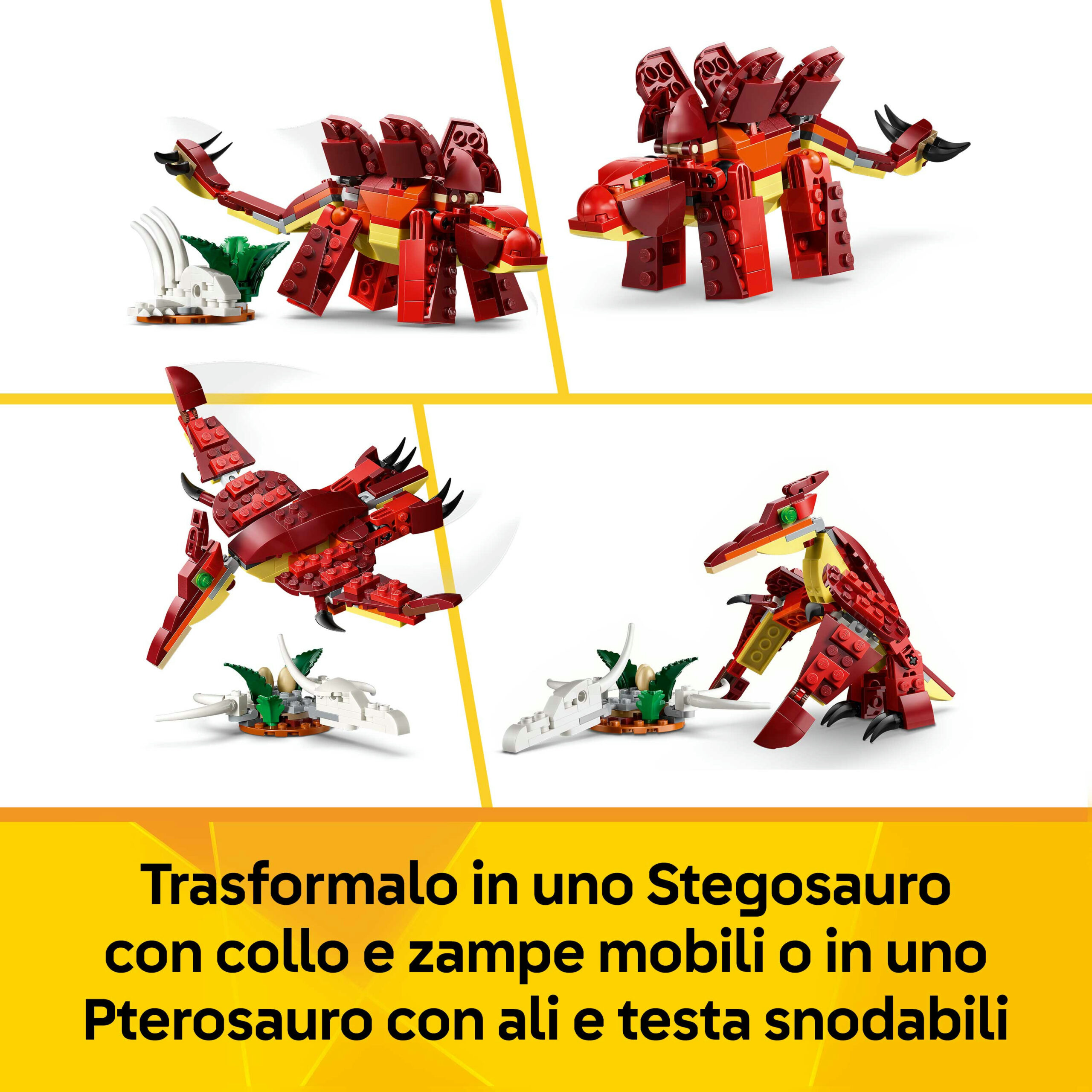 Lego creator 31379 – 3in1 feroce dinosauro - LEGO CREATOR