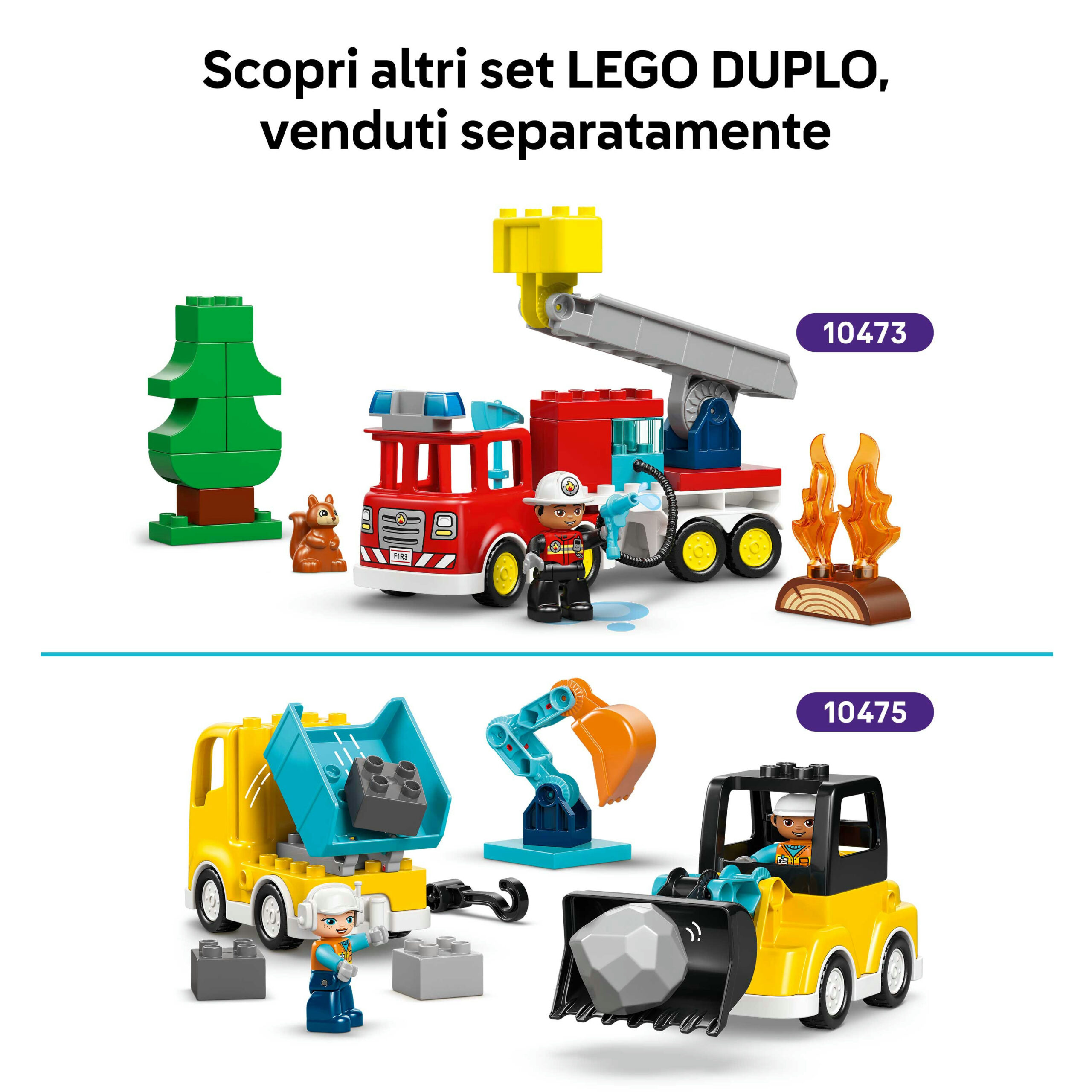 Lego duplo 10471 motocicletta blu della polizia - LEGO DUPLO